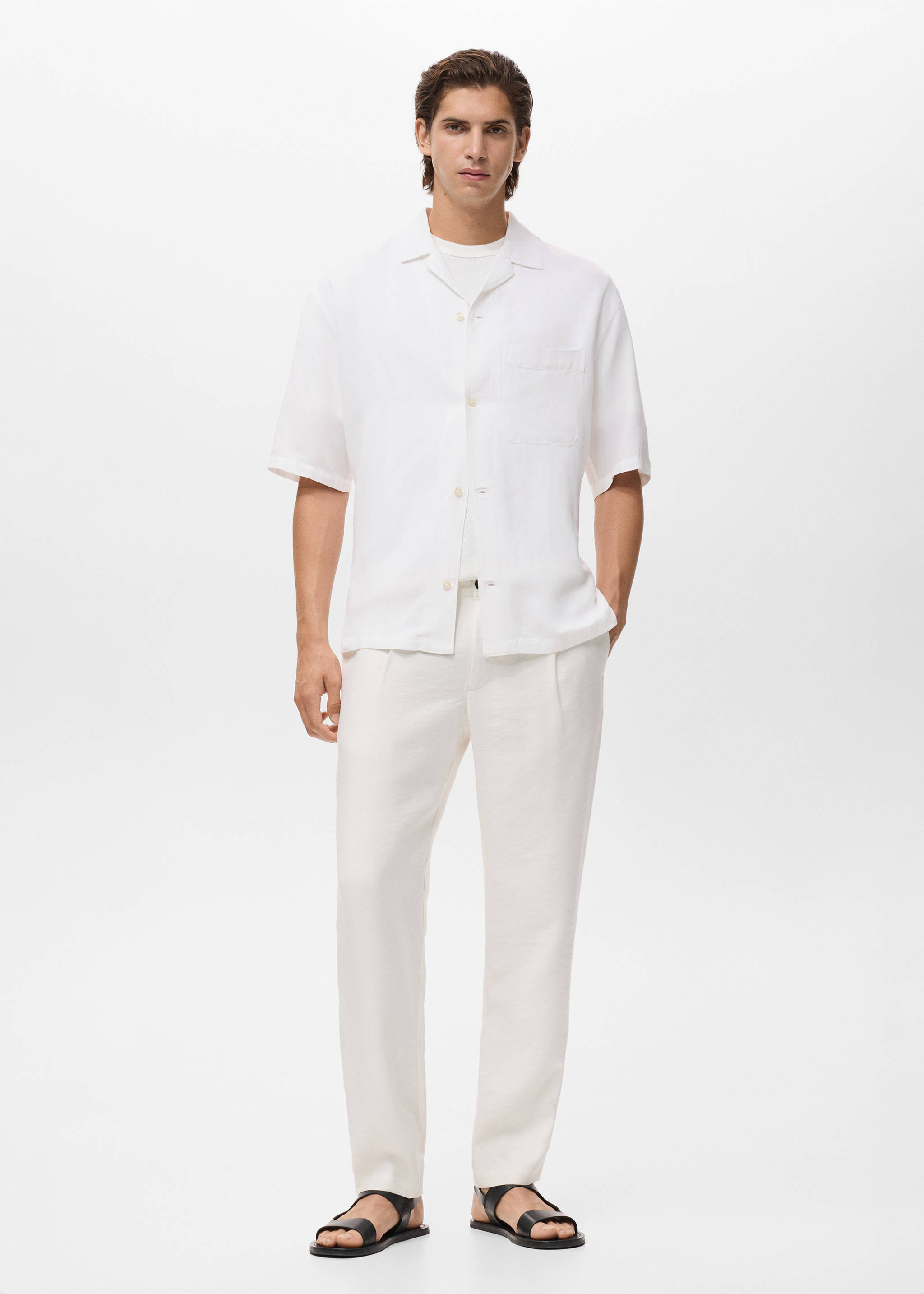 Fine-knit T-shirt - General plane, Off White. Ref: 17052899-00.