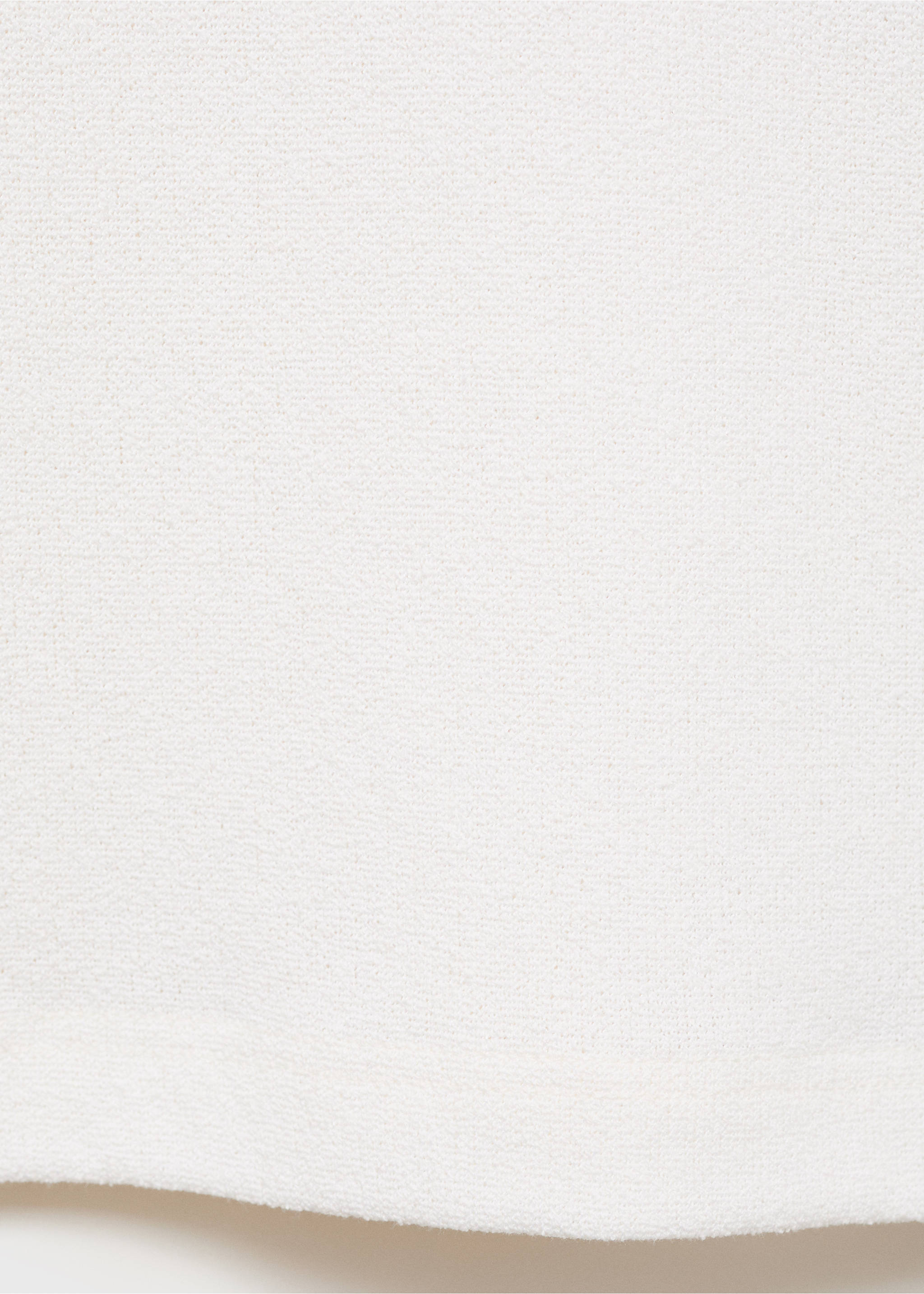 Fine-knit T-shirt - Details of the article 0, Off White. Ref: 17052899-00.