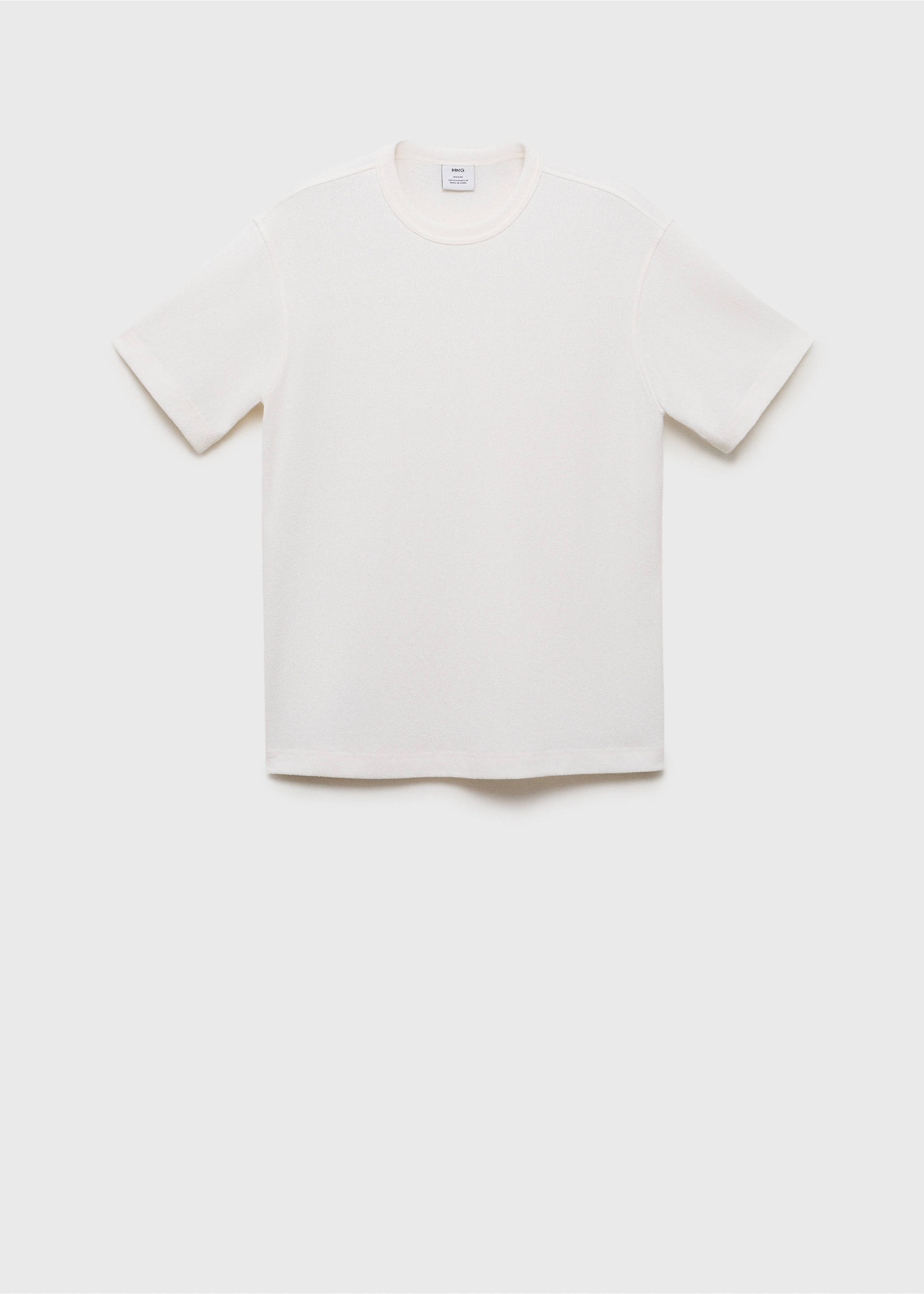 Fine-knit T-shirt - Article without model, Off White. Ref: 17052899-00.