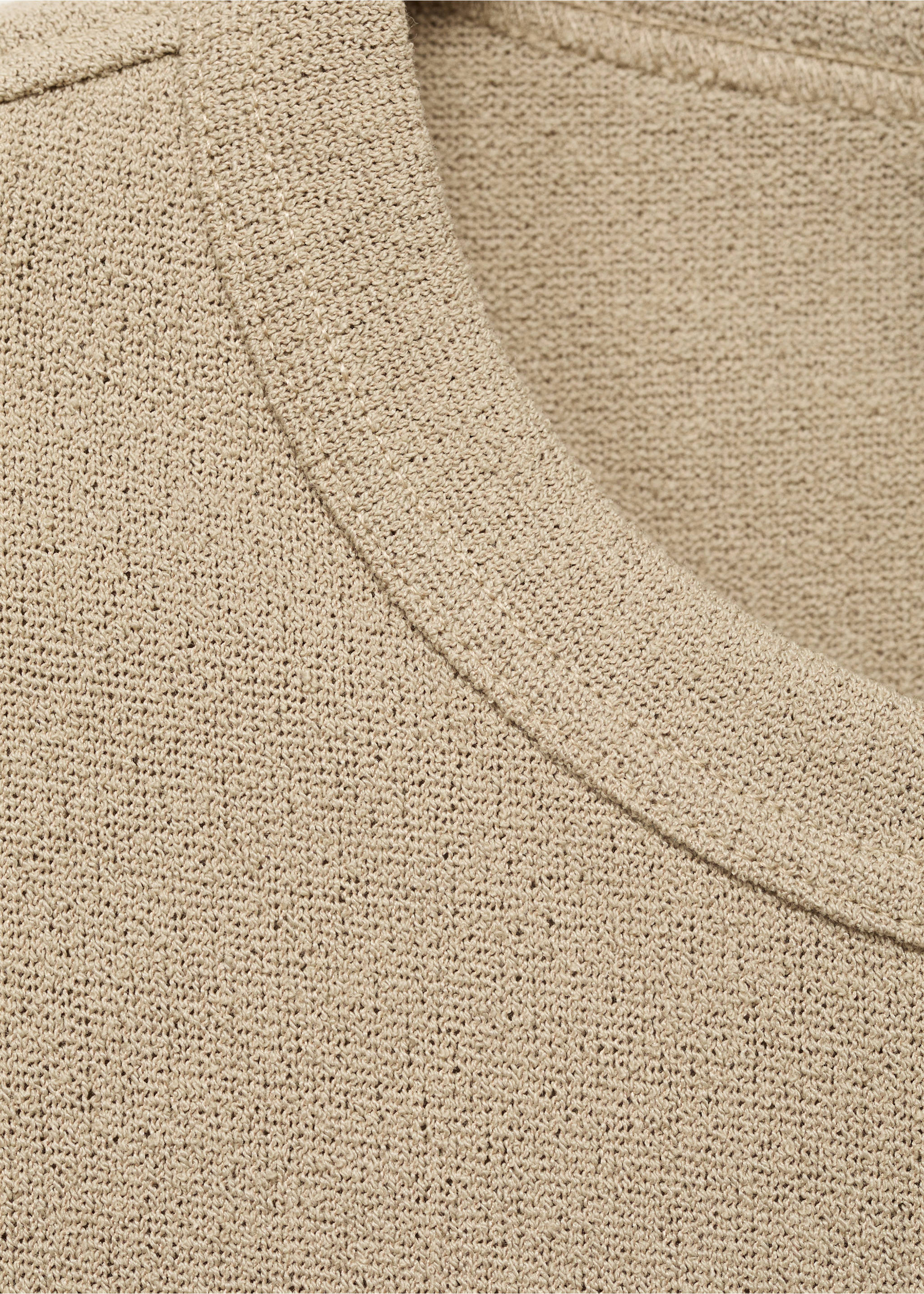 Shirt aus Feinstrick - Detail des Artikels 8, Beige. Ref: 17052899-00.