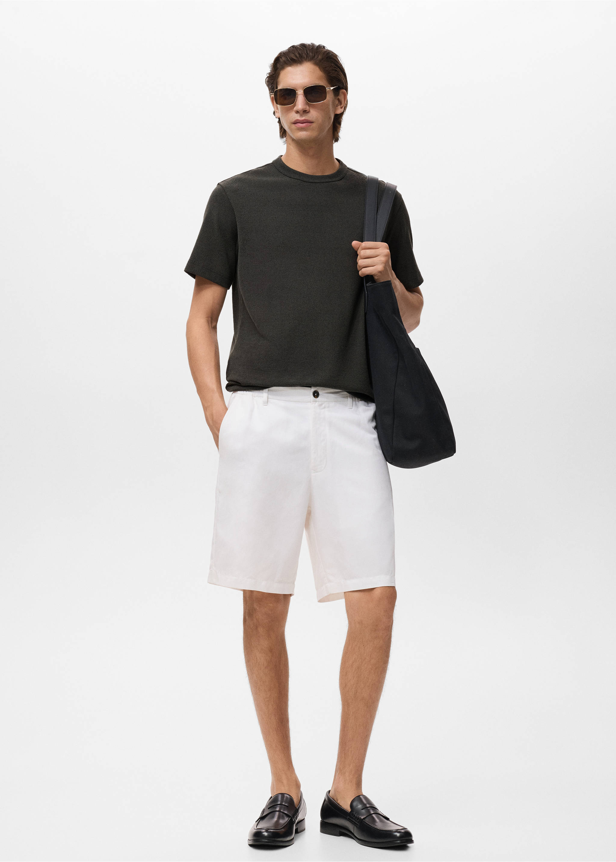 Camiseta punto fino - Plano general, Gris antracita. Ref: 17052899-00.