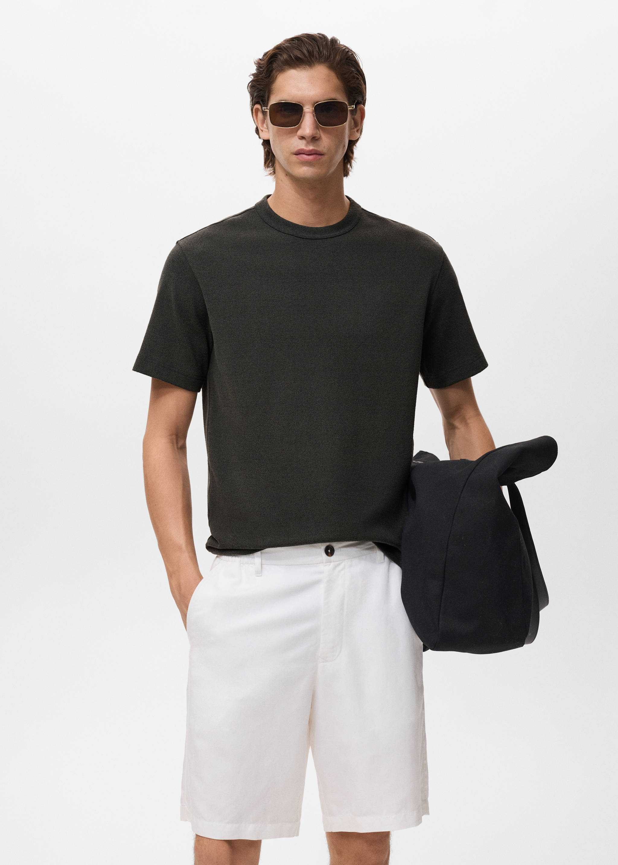 Fine-knit T-shirt - Medium plane
