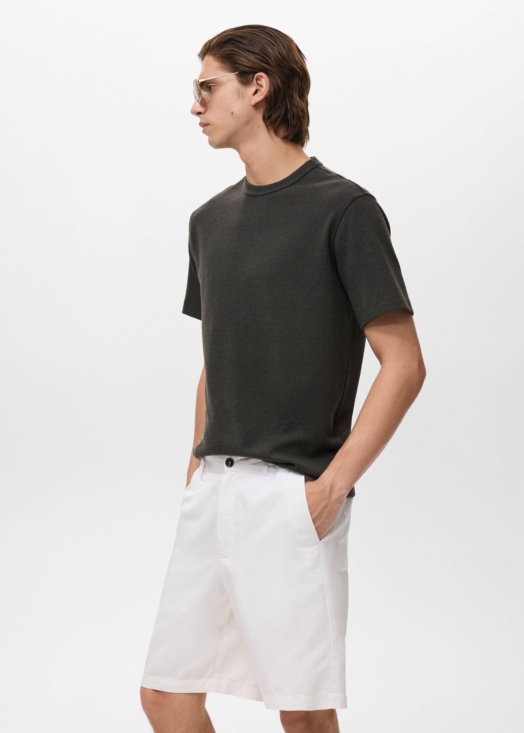 Fine-knit T-shirt - Details of the article 2