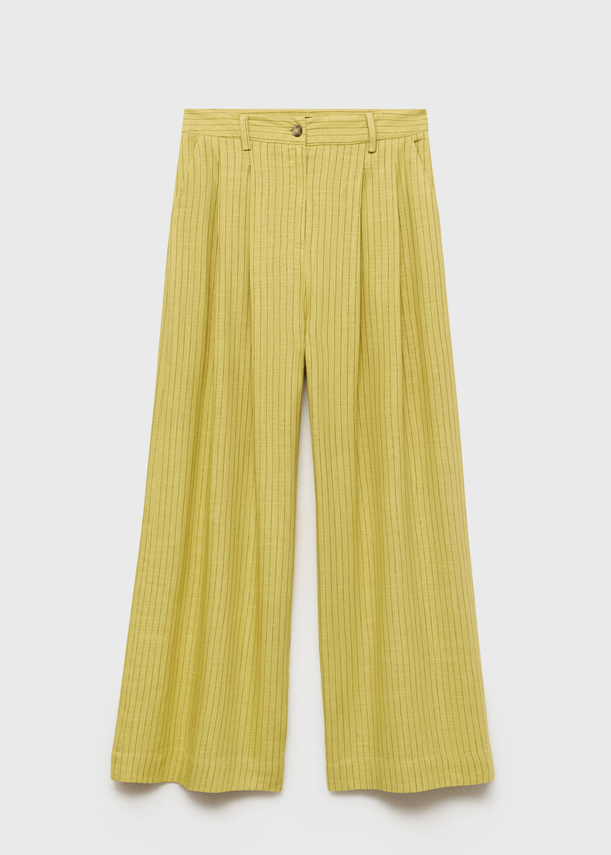 Pantalons vestit rectes ratlles - Article sense model