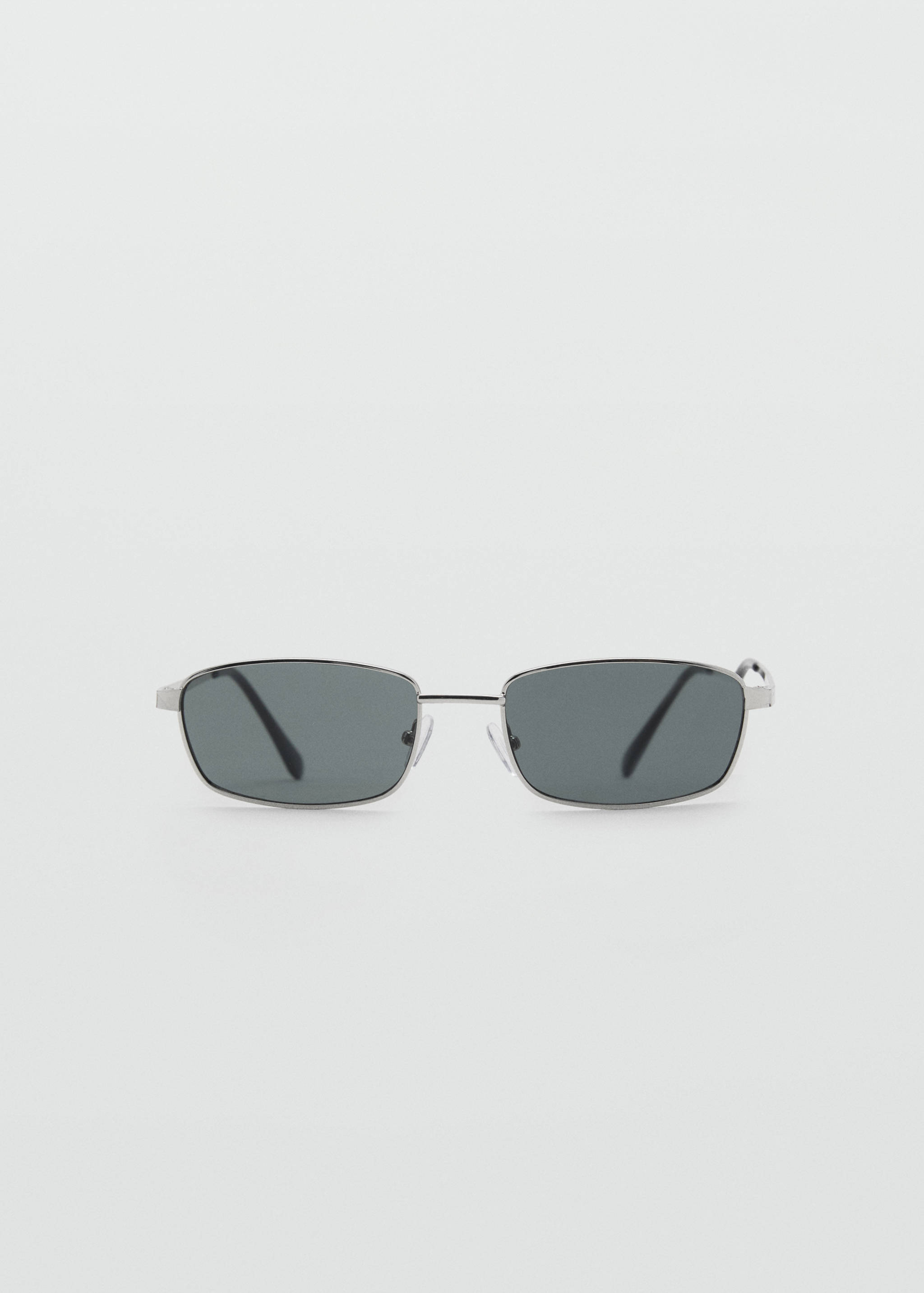 Rectangular metal frame sunglasses - Article without model