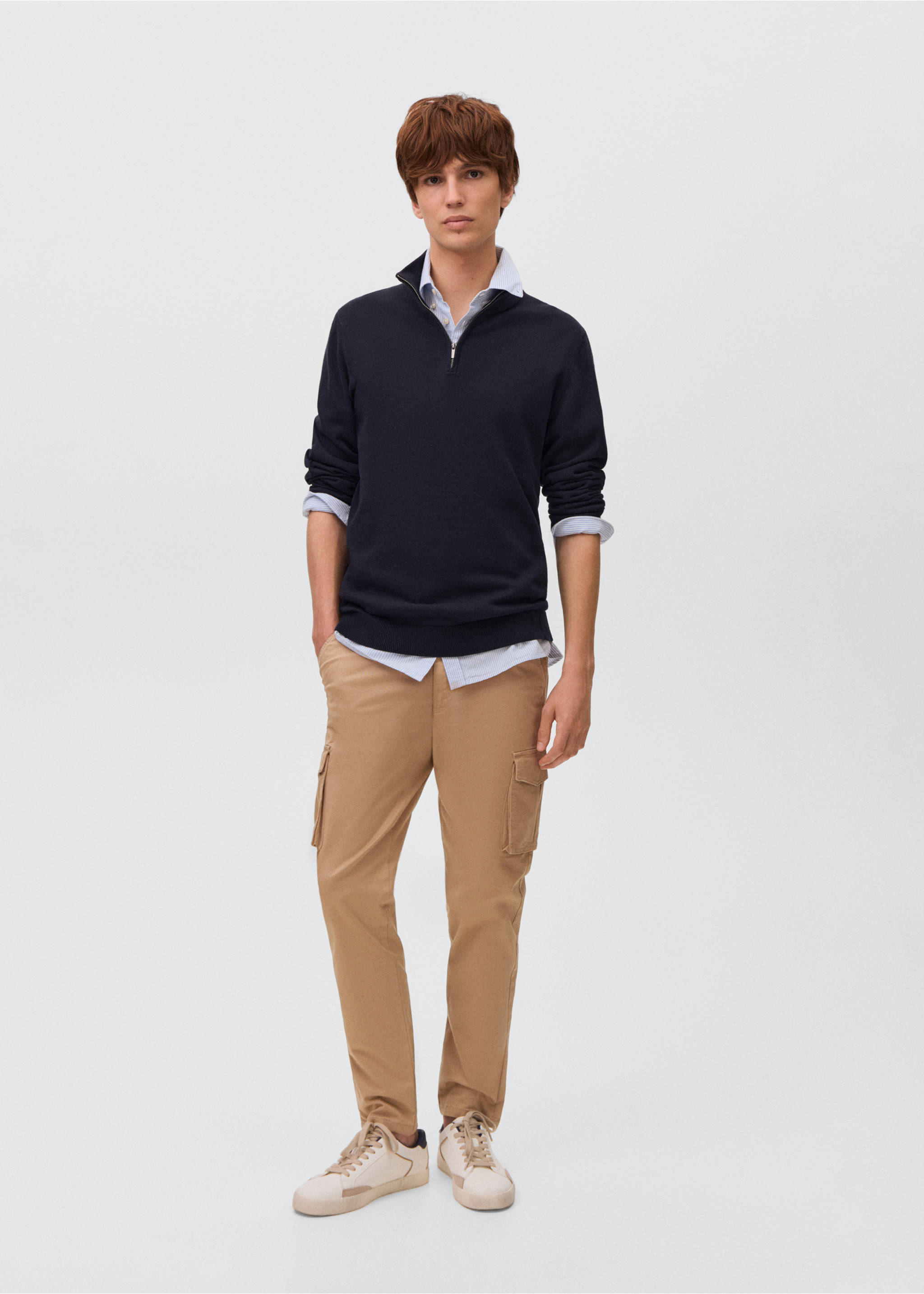 Cargo trousers - General plane, Beige. Ref: 17052912-00.