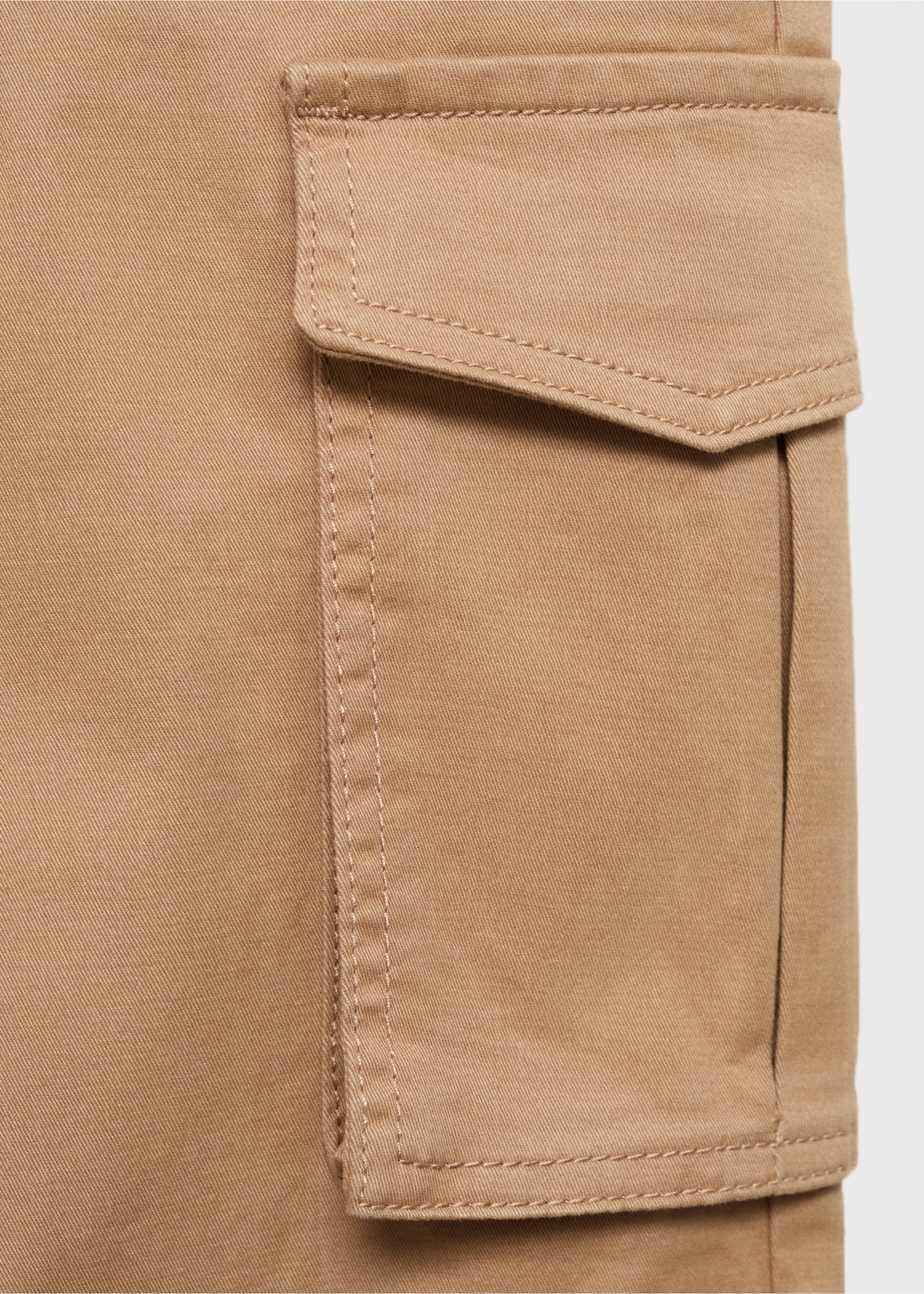 Cargo trousers - Details of the article 0, Beige. Ref: 17052912-00.