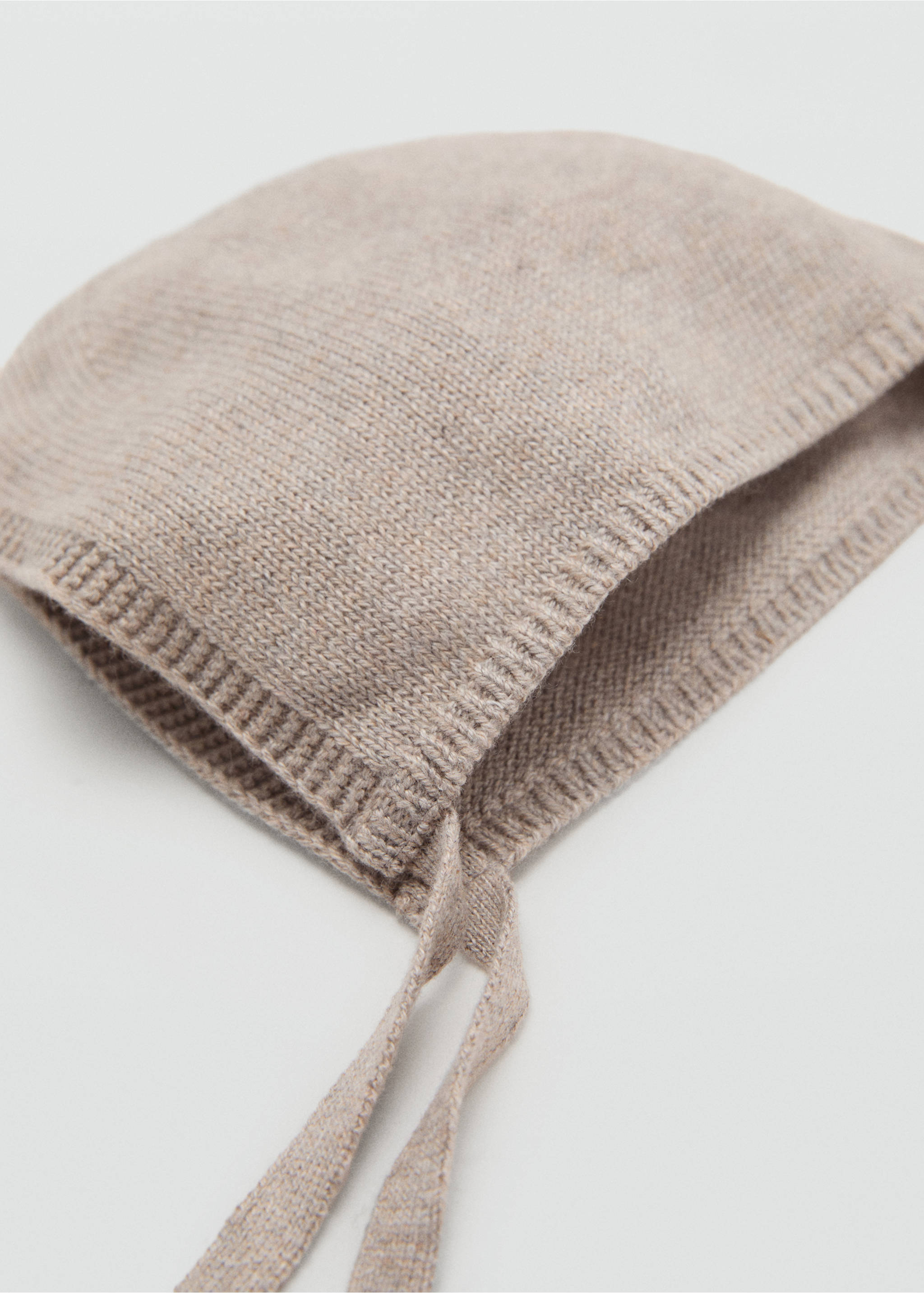 Knitted bonnet - Medium plane, Beige. Ref: 17052914-00.