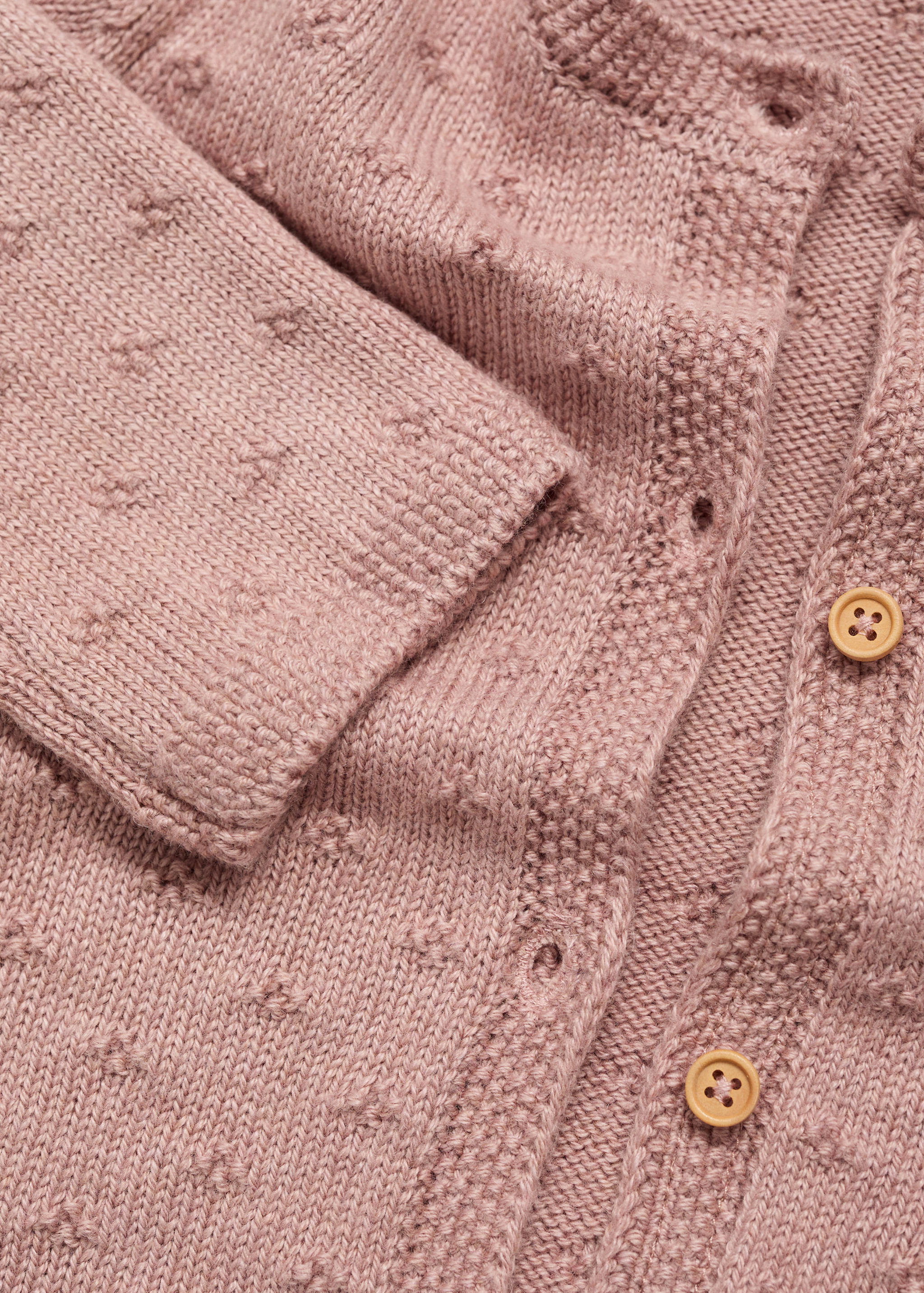 Embroidered knit cardigan - Details of the article 0