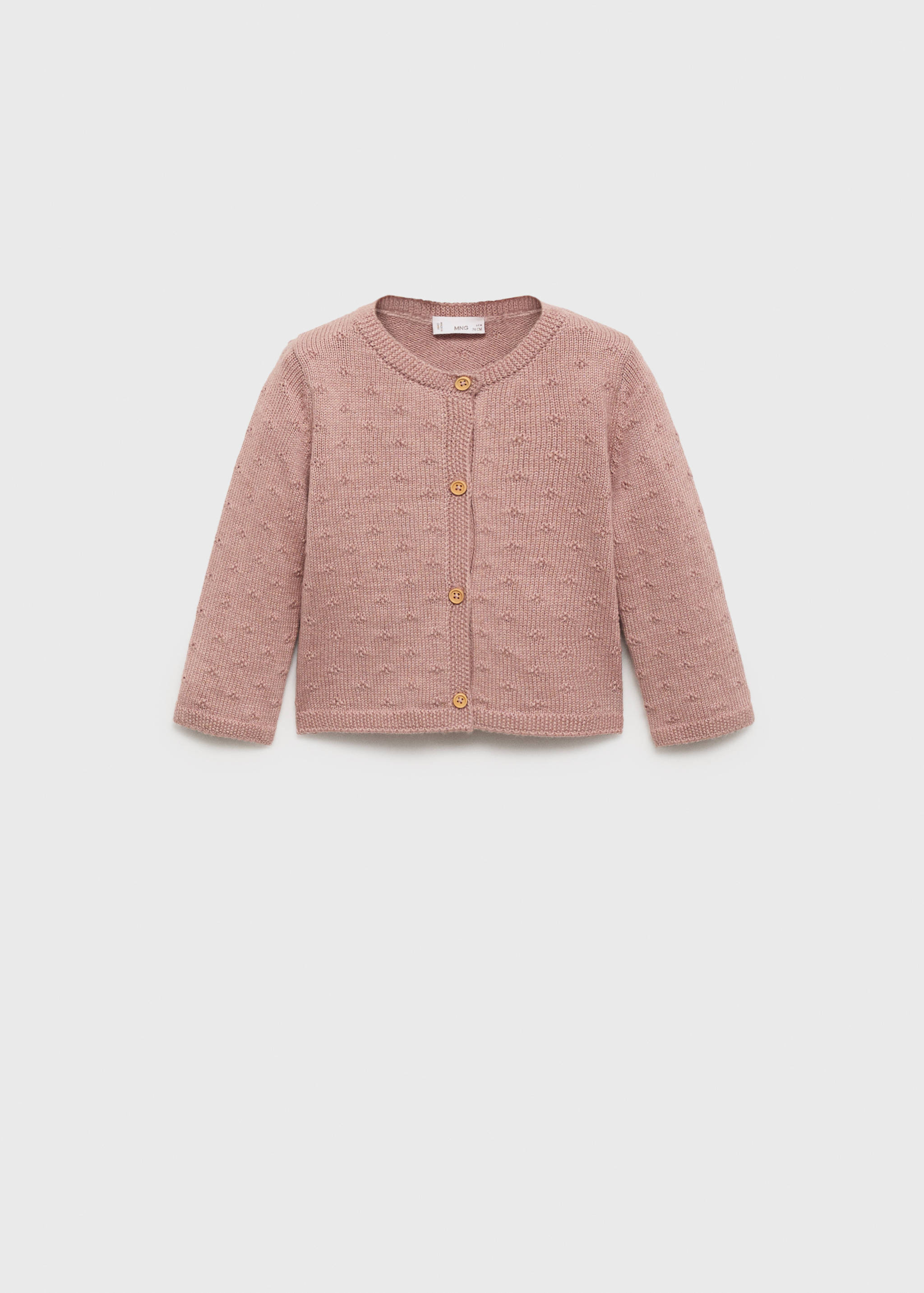 Embroidered knit cardigan - Article without model