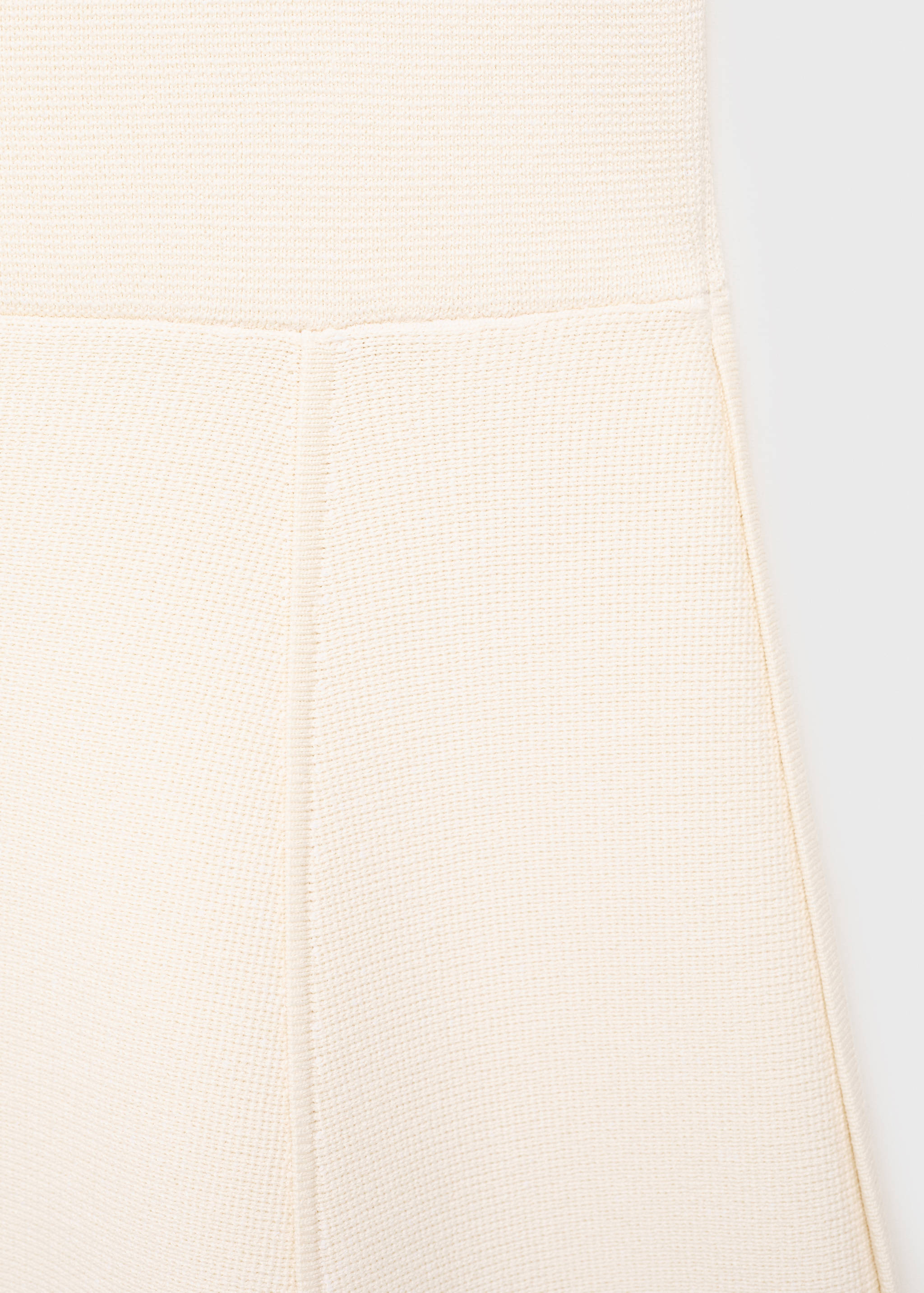 Flared knit dress with perkins collar - Details of the article 0