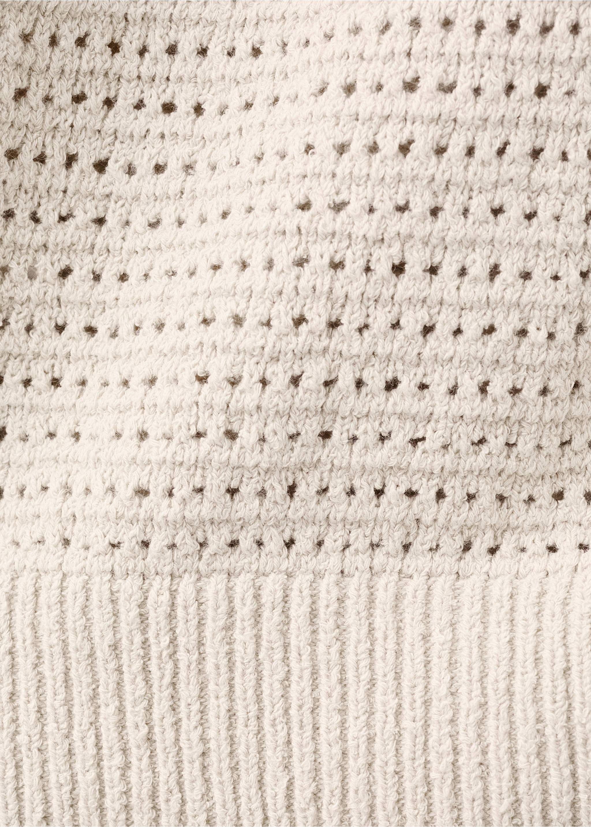 Lochstrickhemd - Detail des Artikels 0, Beige. Ref: 17052930-00.