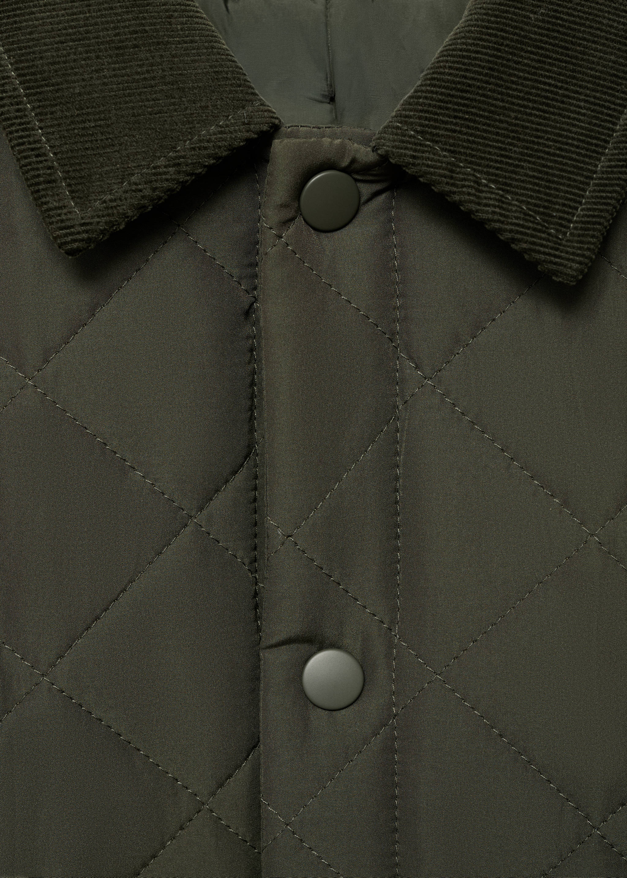 Anorak acolchado cuello camisero - Detalle del artículo 8