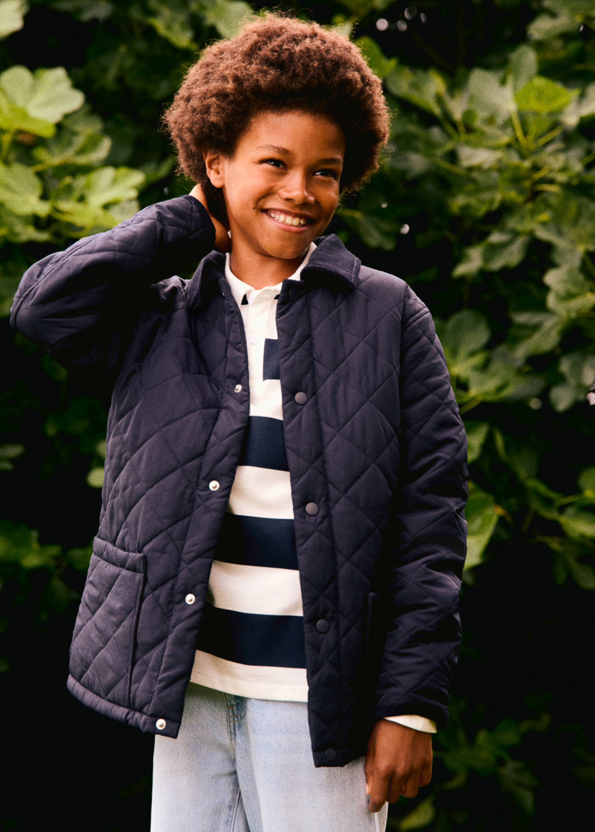 Anorak acolchado cuello camisero - Detalle del artículo 5