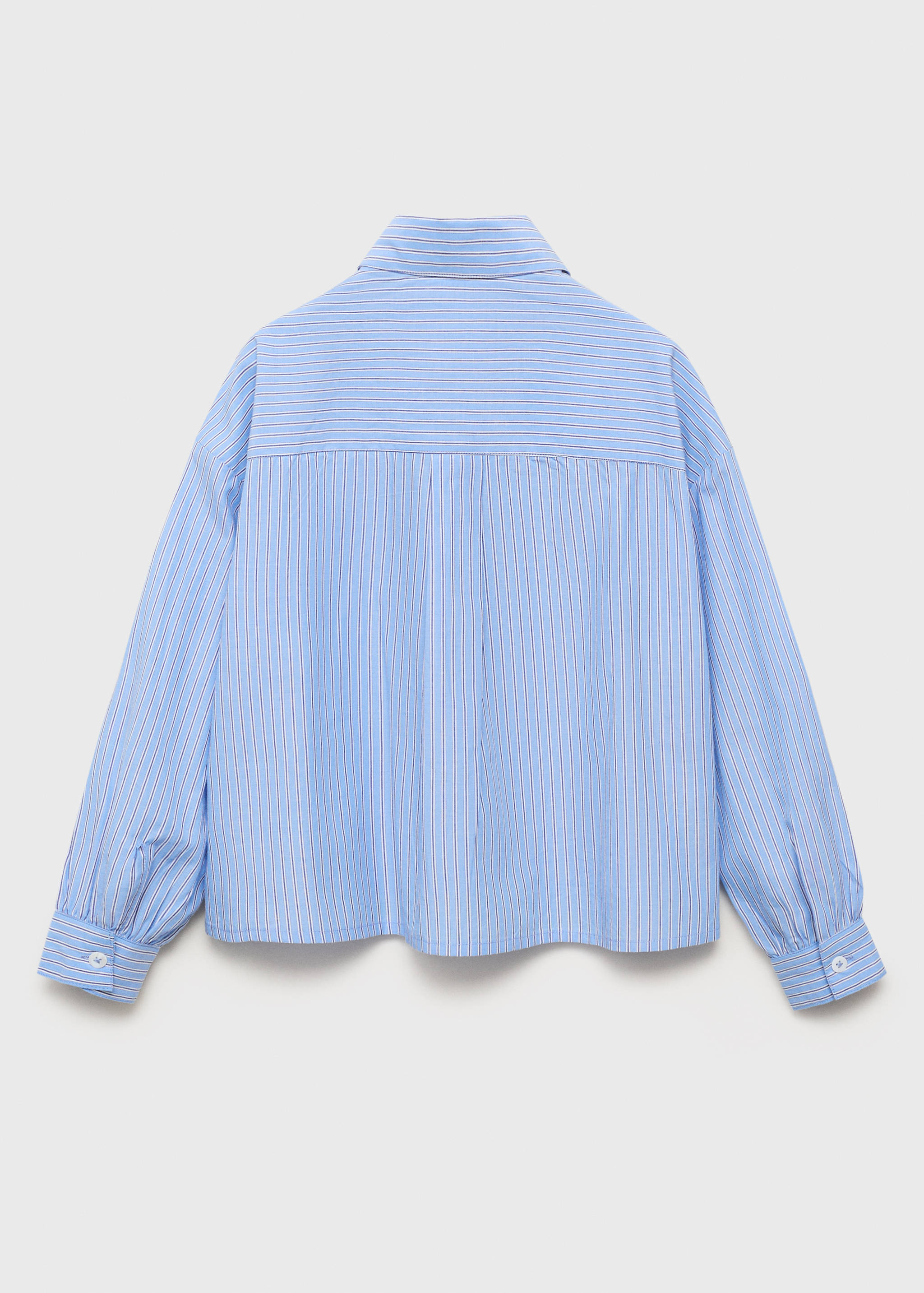 Oversize striped shirt - Reverse of the article