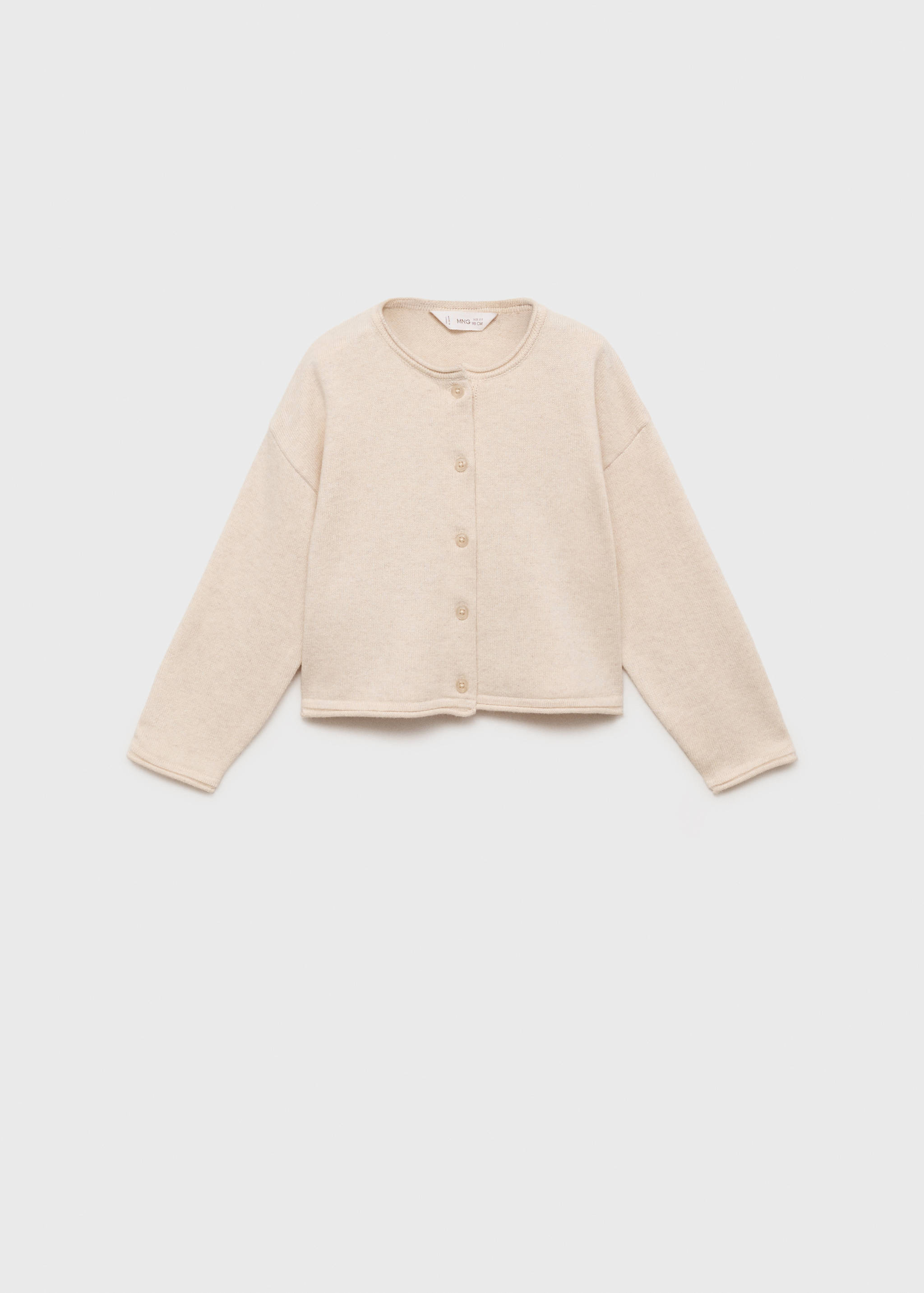 Knitted button cardigan - Article without model