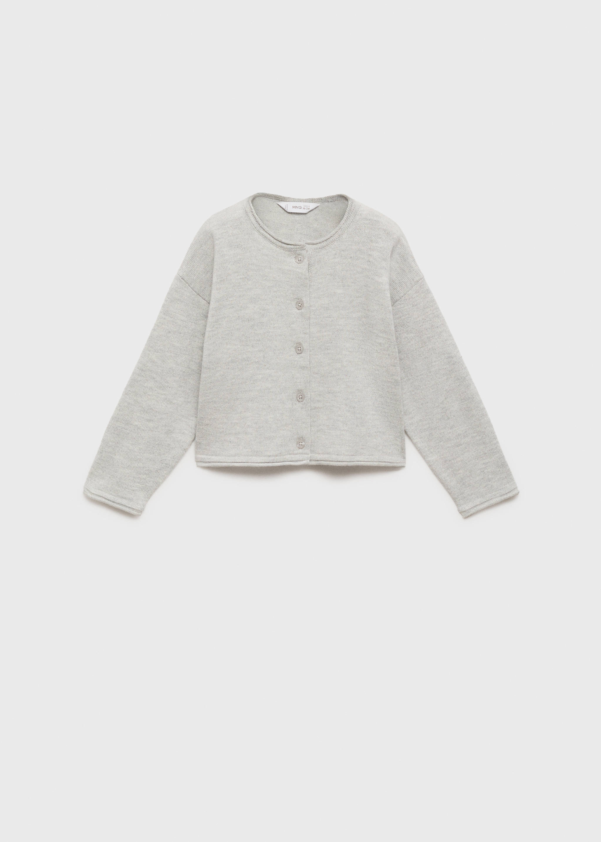 Knitted button cardigan - Article without model