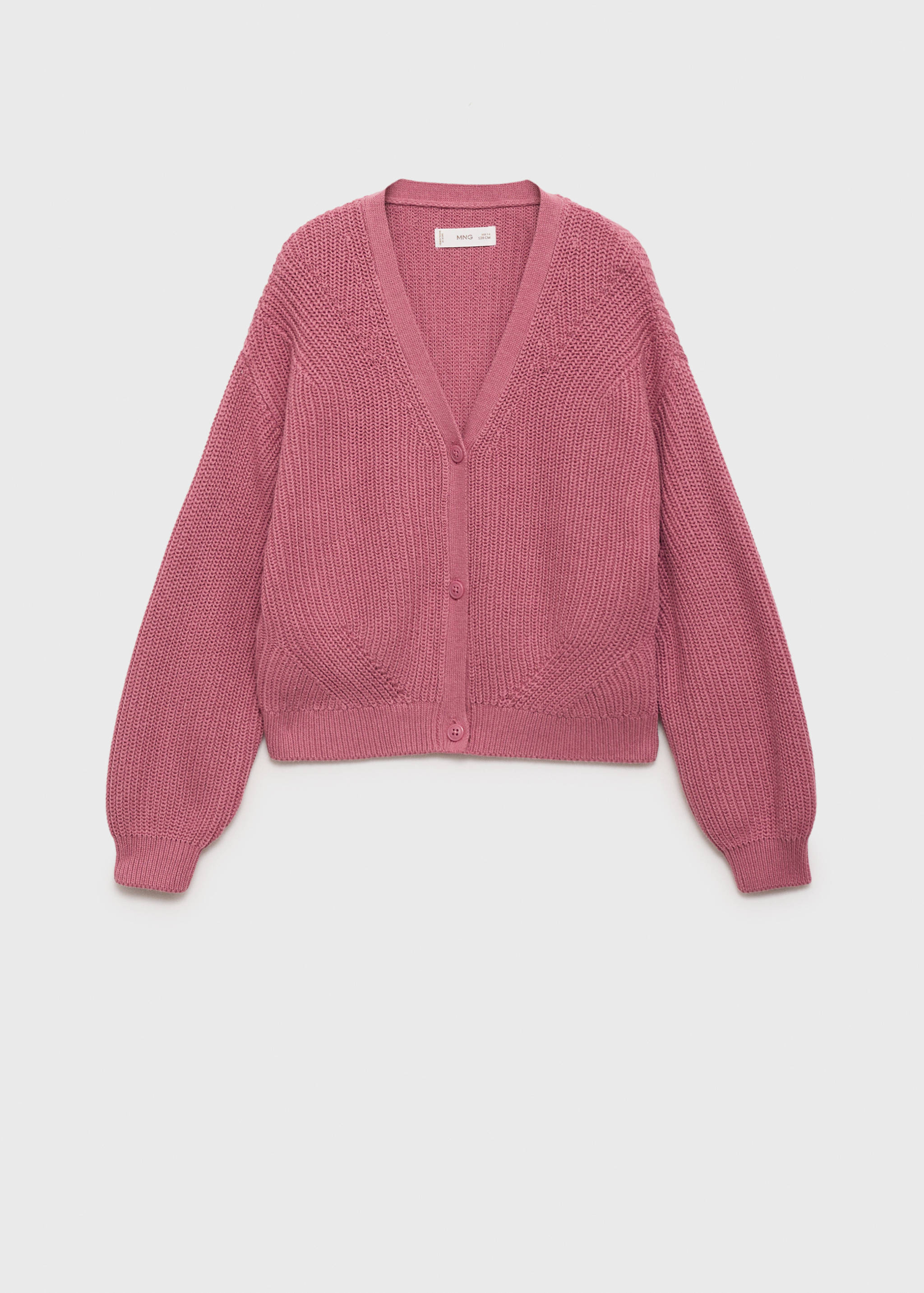 Knitted button cardigan - Article without model