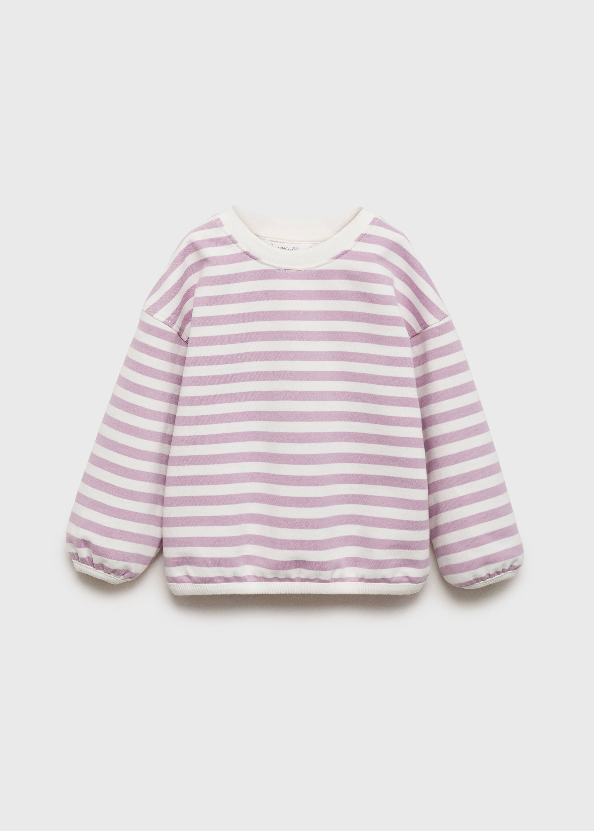 Gestreept katoenen sweatshirt - Artikel zonder model