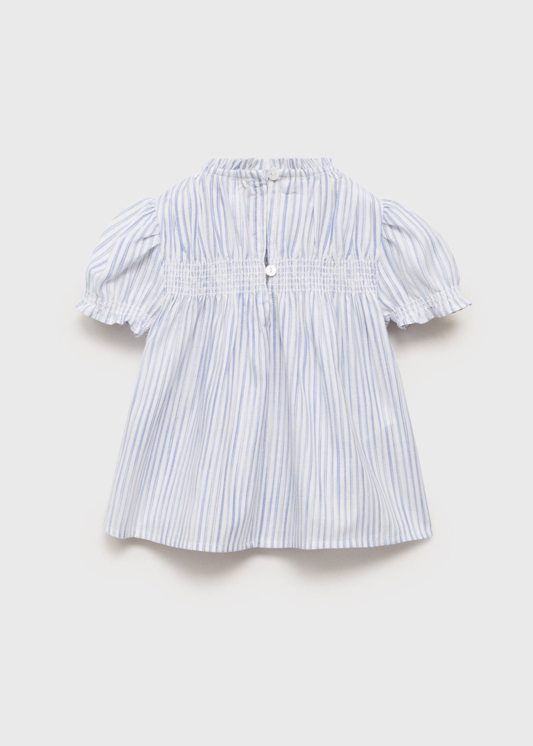 Blouse froncée rayures - Verso de l’article