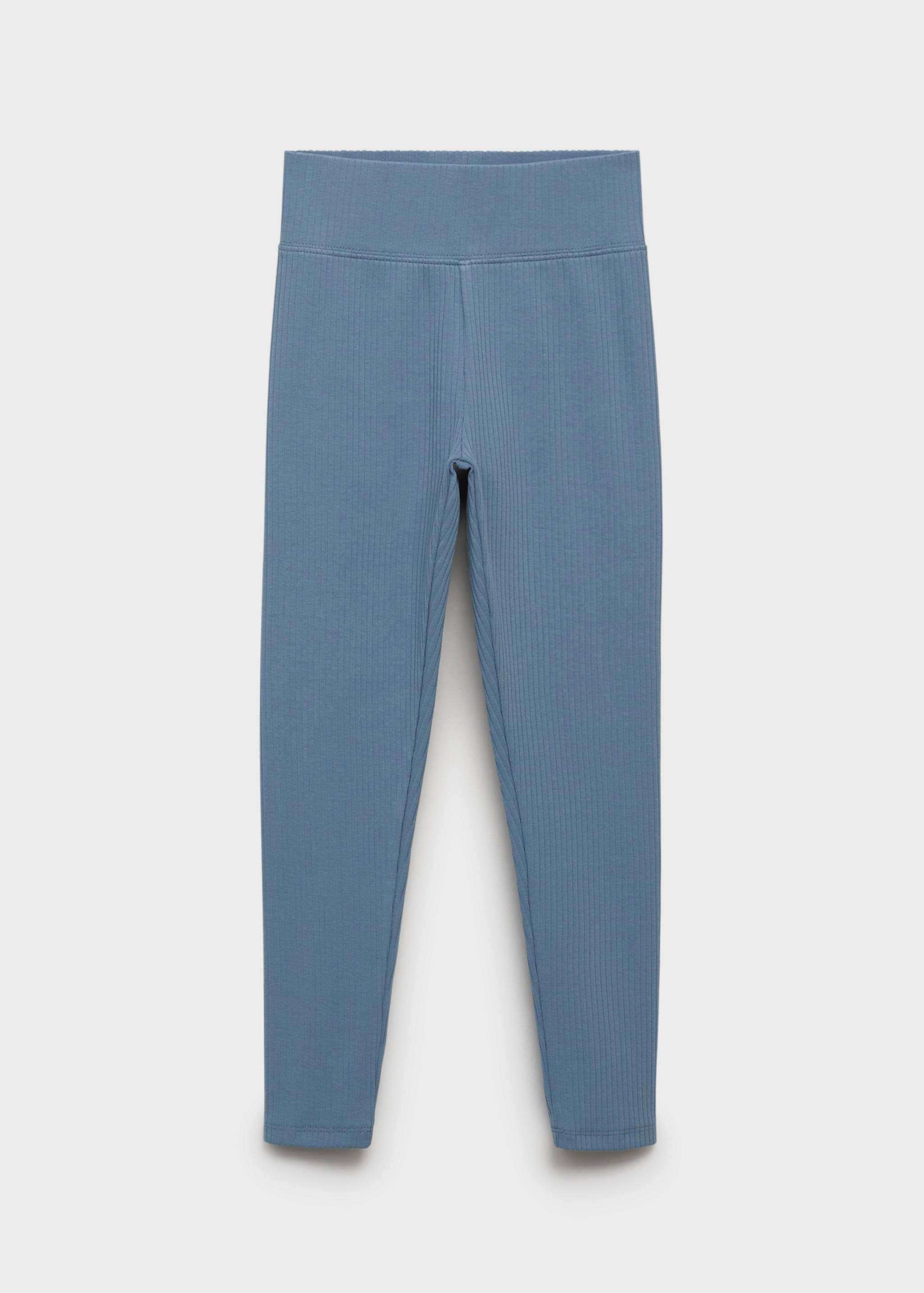 Baumwoll-Leggings mit Rippmuster - Artikel ohne Model