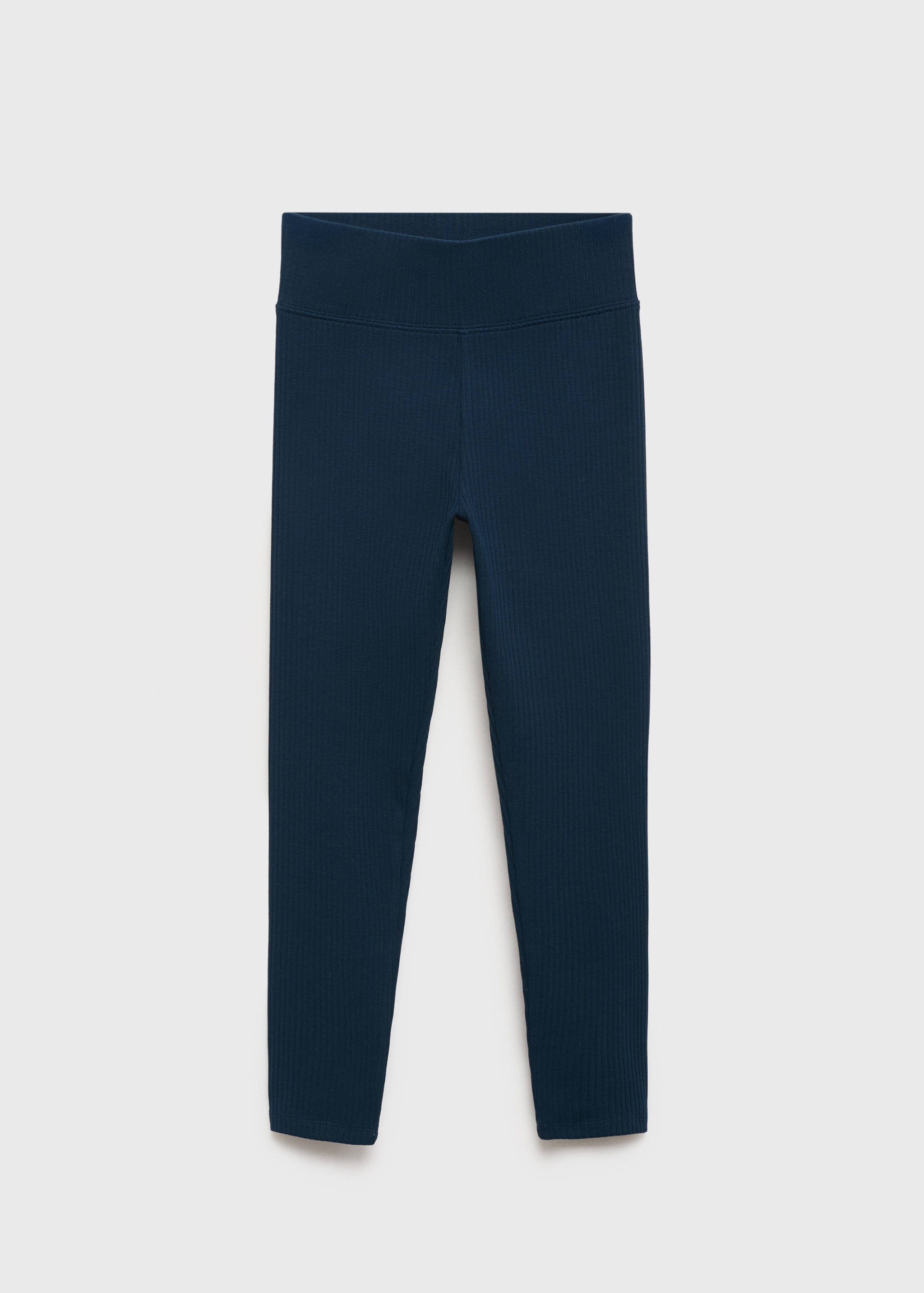Baumwoll-Leggings mit Rippmuster - Artikel ohne Model
