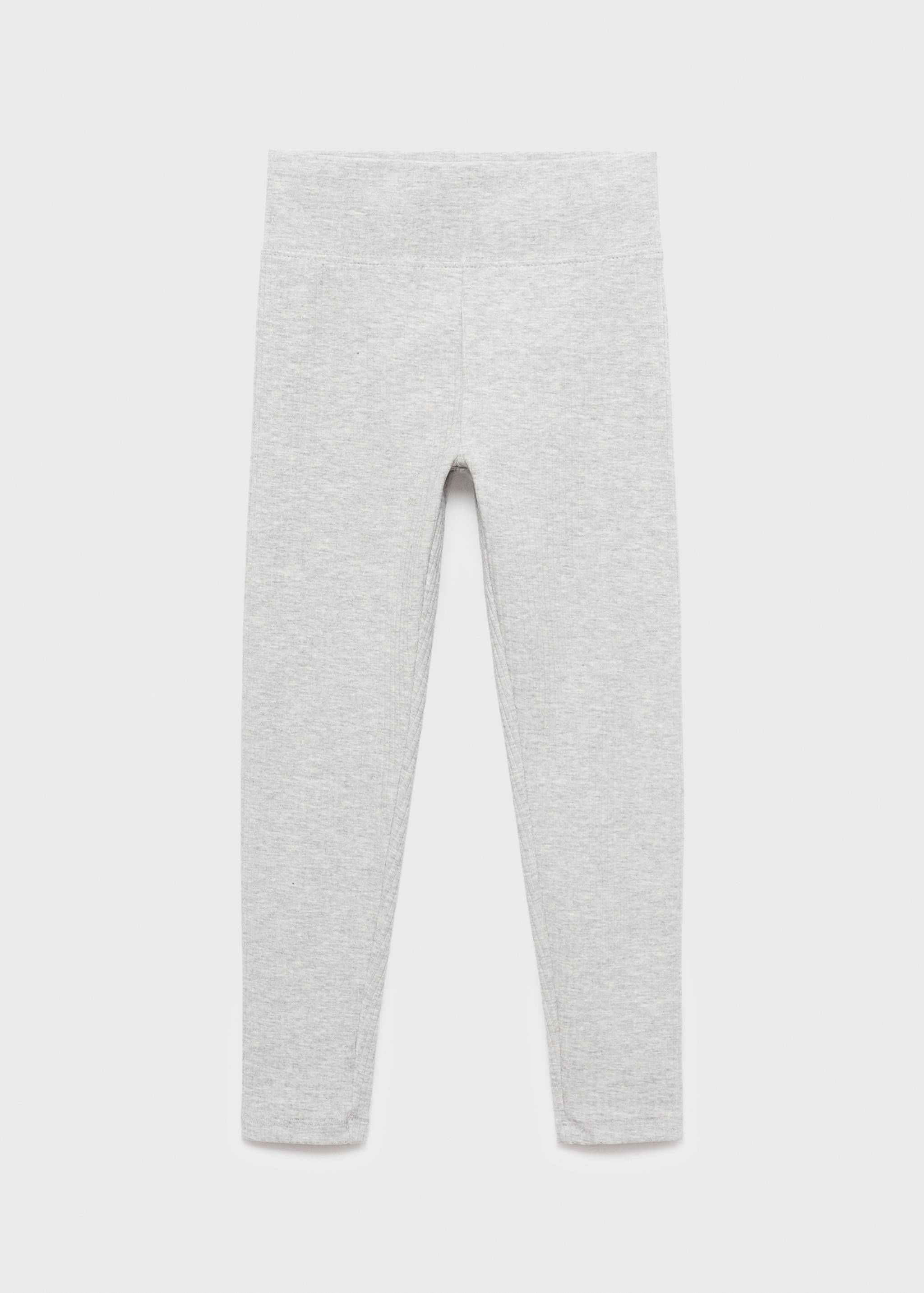 Baumwoll-Leggings mit Rippmuster - Artikel ohne Model