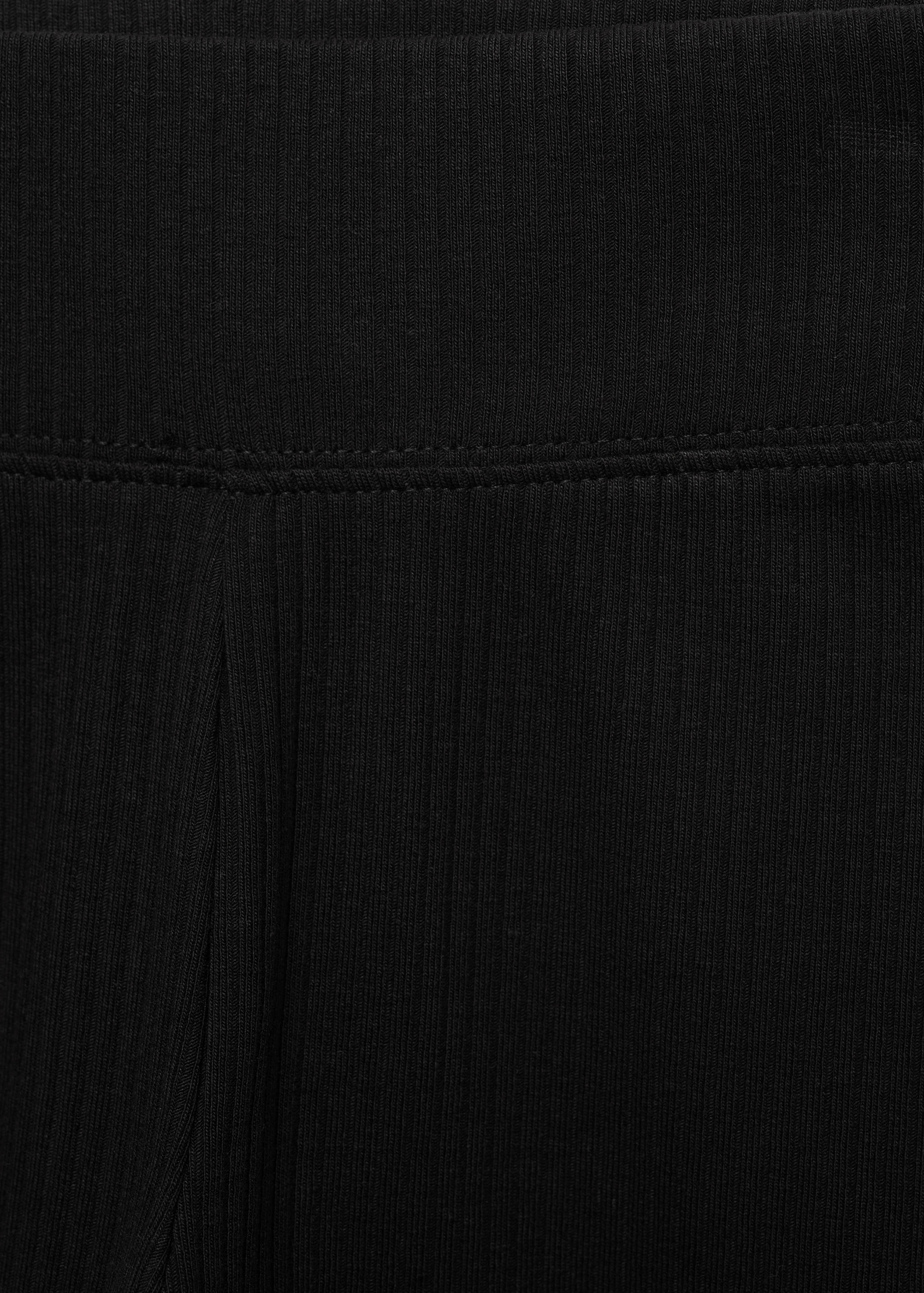 Cotton ribbed leggings - Details of the article 8