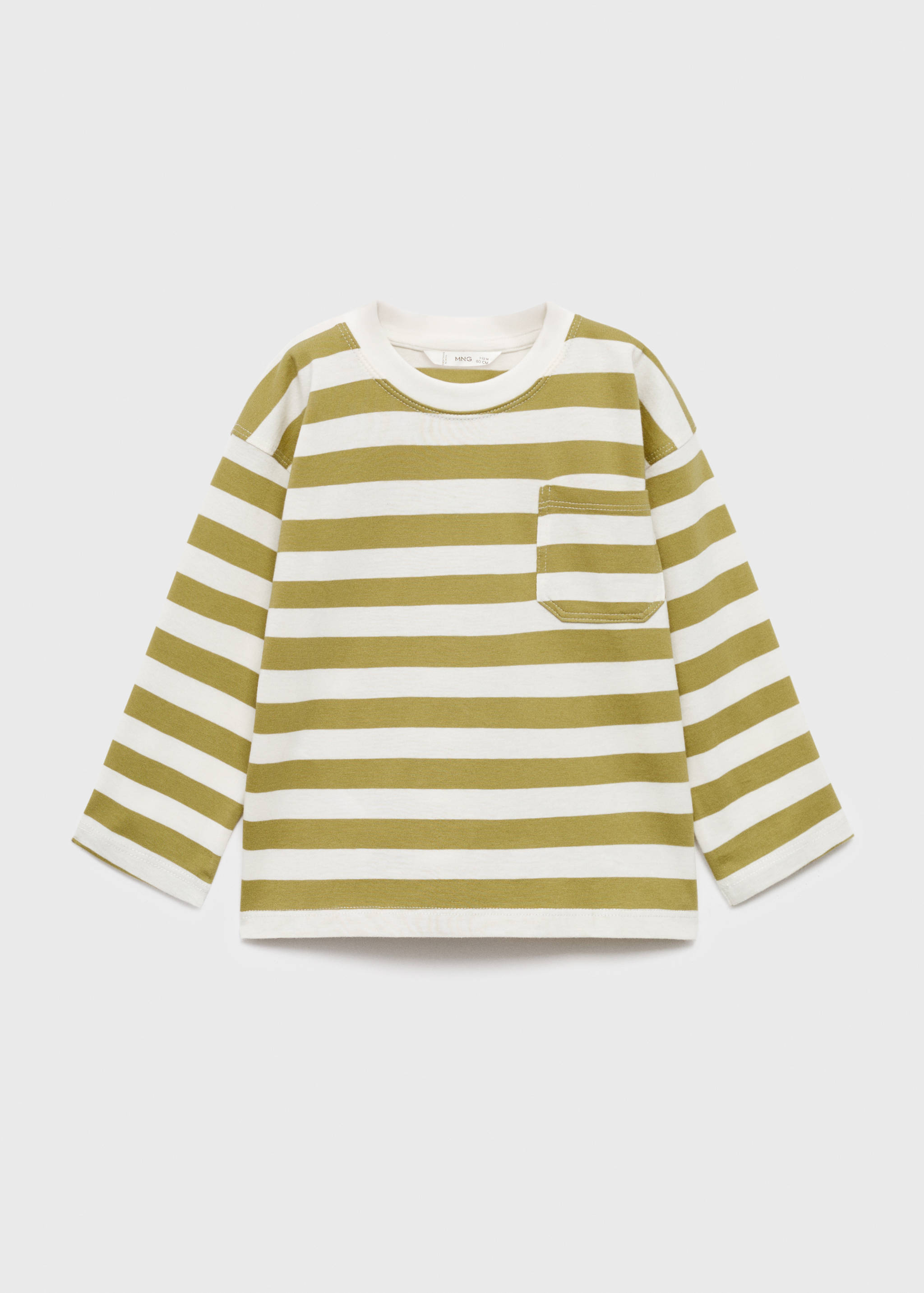 T-shirt à rayures poche - Article sans modèle