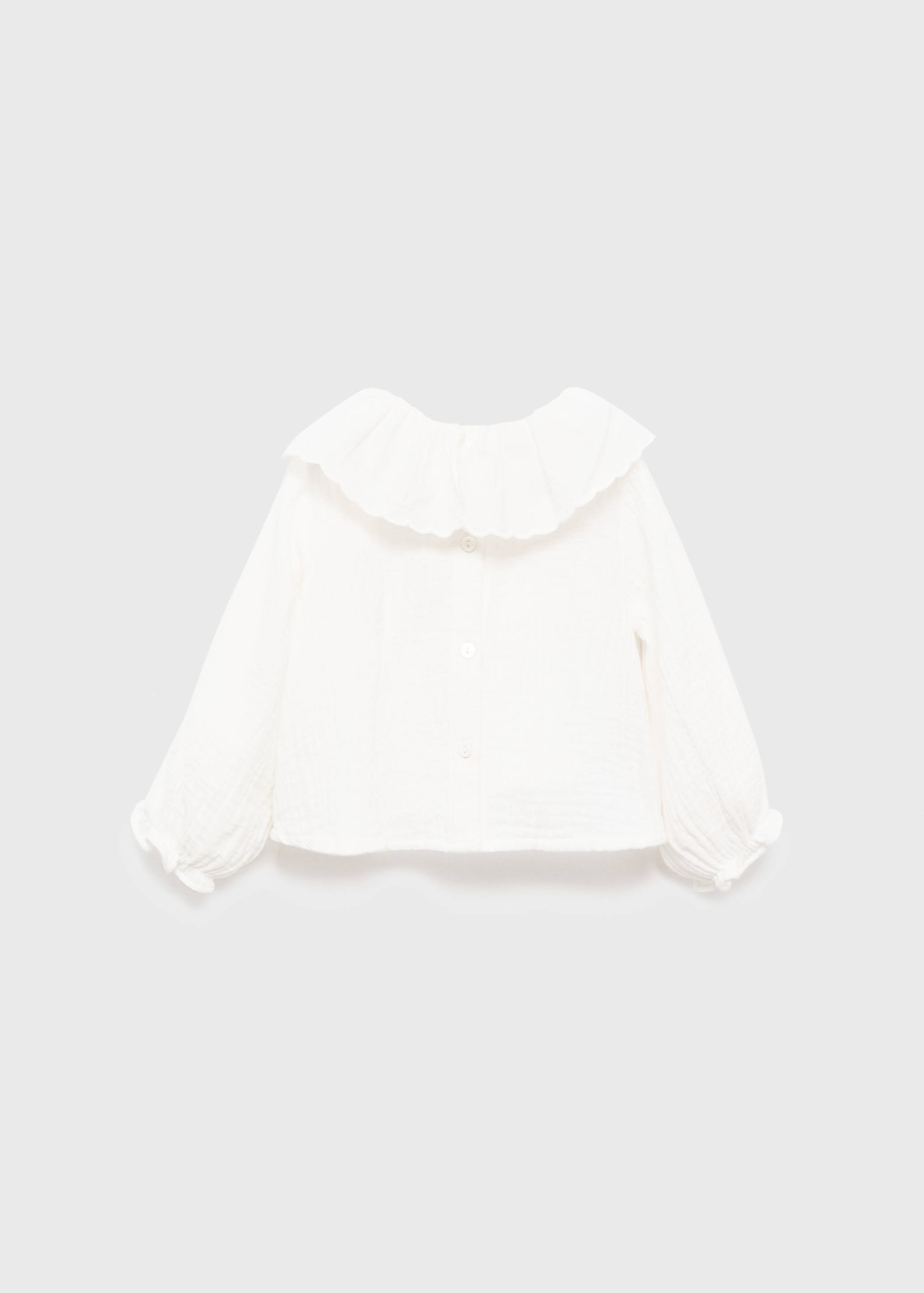 Double baby-collar shirt - Reverse of the article
