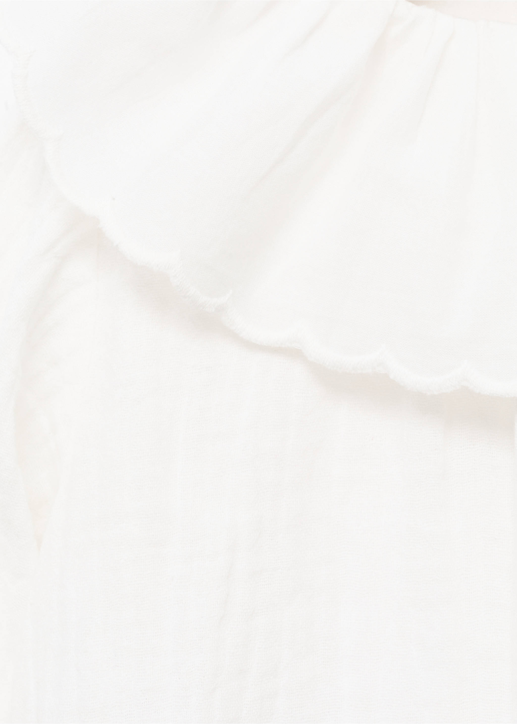 Camisa cuello babydoll - Detalle del artículo 8, Blanco roto. Ref: 17053294-00.