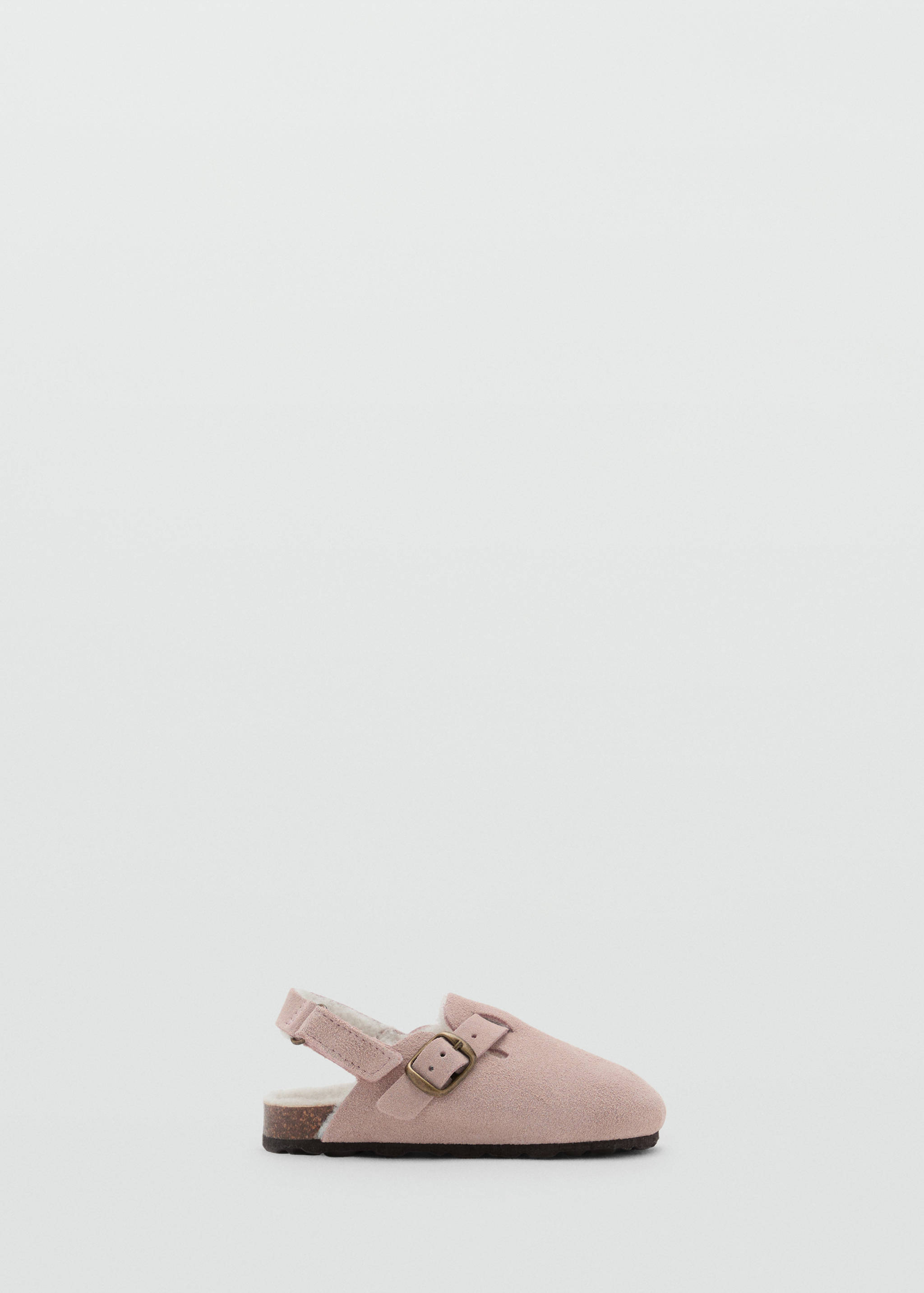 Sheepskin clogs with fur-effect lining - Article without model