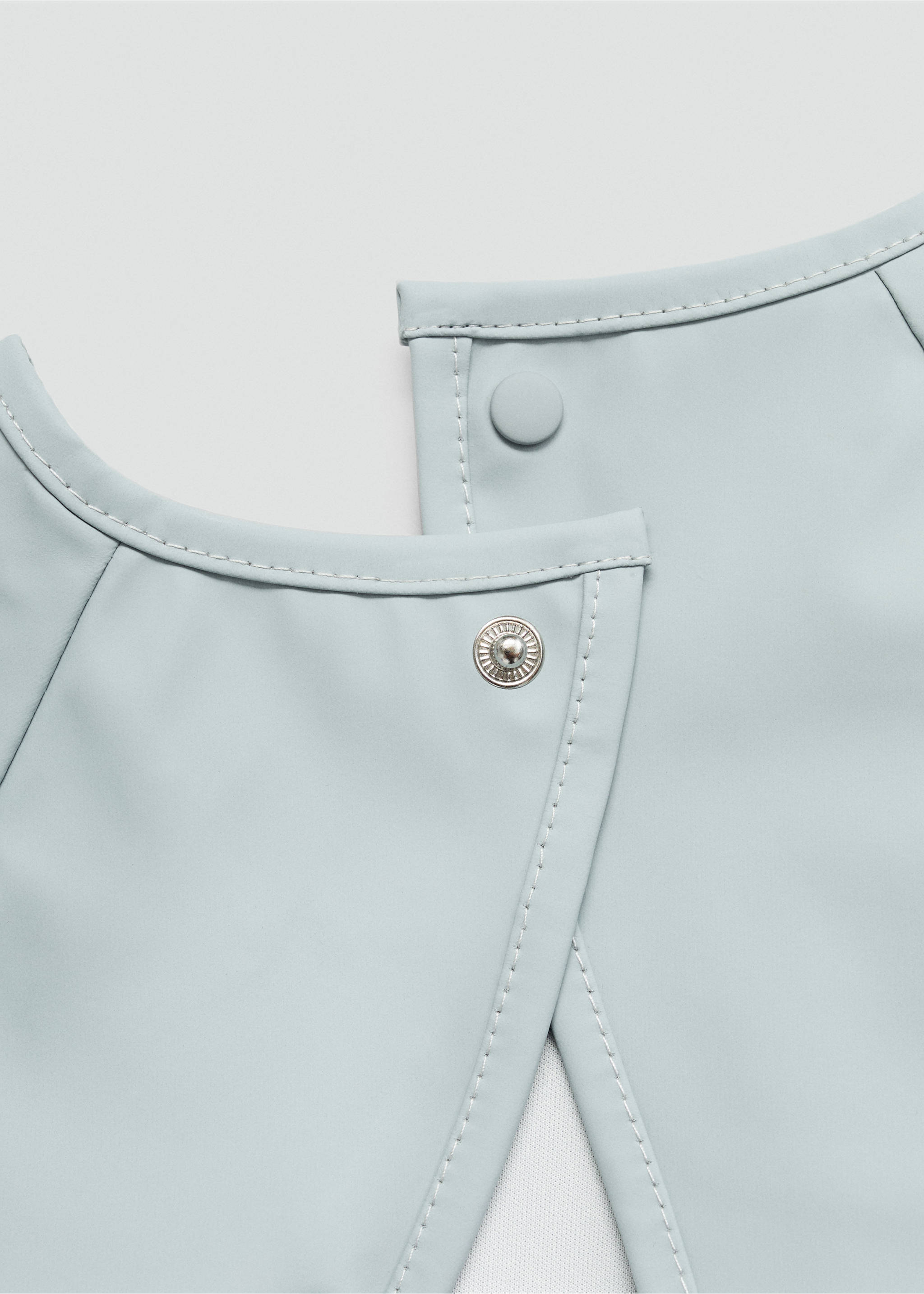 Printed bib - Medium plane, Green. Ref: 17053299-00.