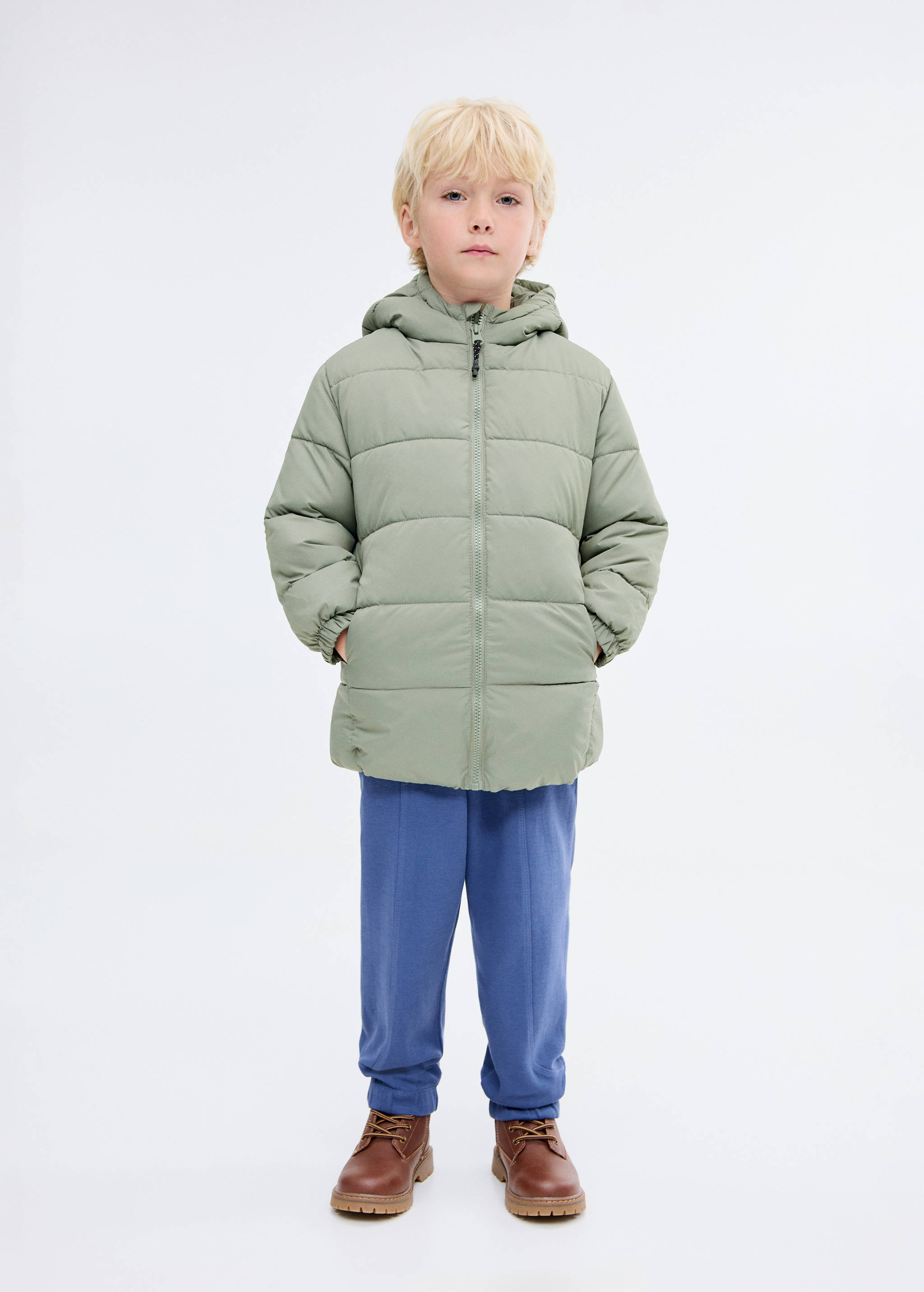 Lange gewatteerde anorak met capuchon - Detail van het artikel 2