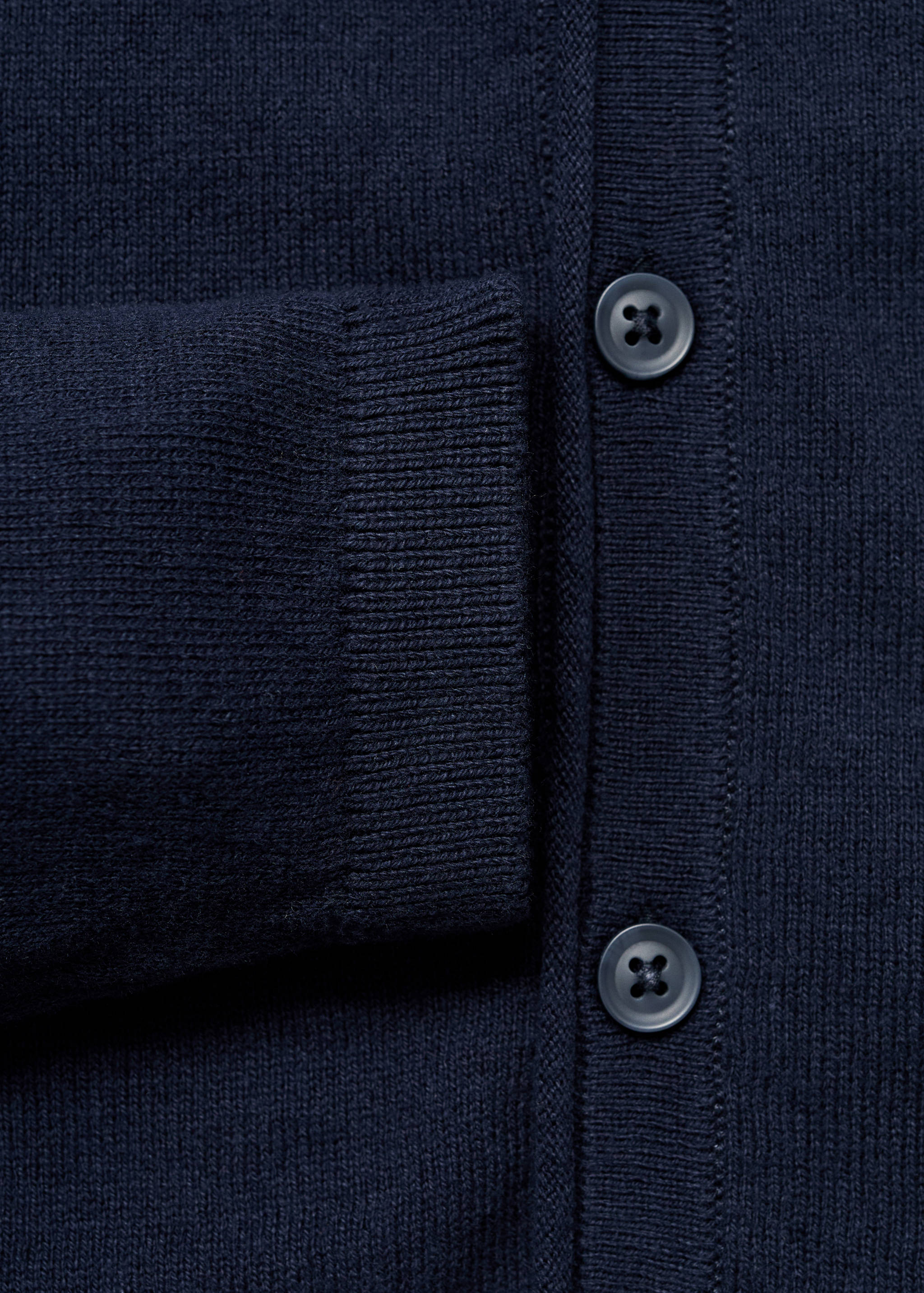Cotton-blend cardigan - Details of the article 0