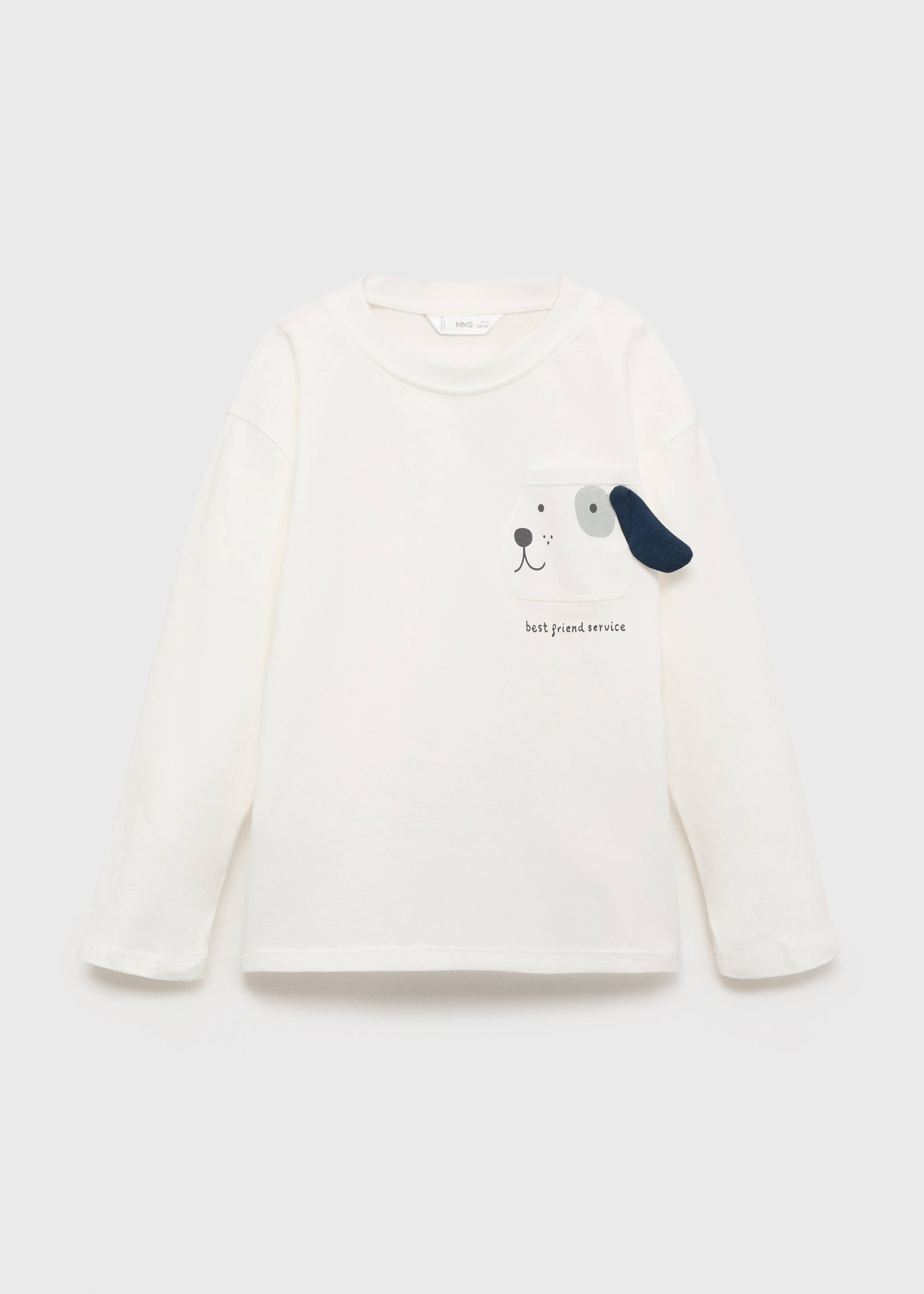 T-shirt animal brodé - Article sans modèle