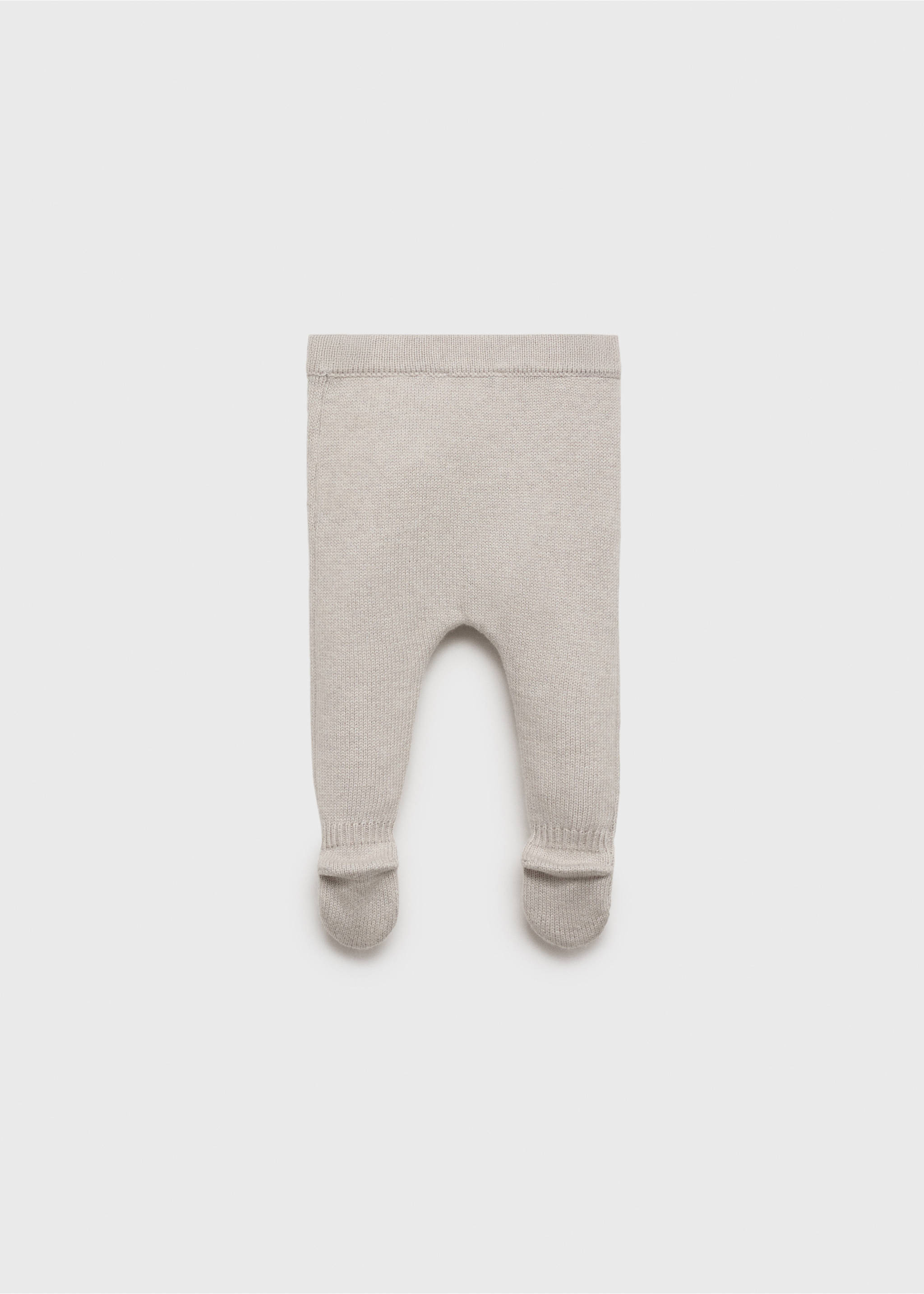 Strick-Leggings - Rückseite des Artikels, Beige. Ref: 17053795-00.
