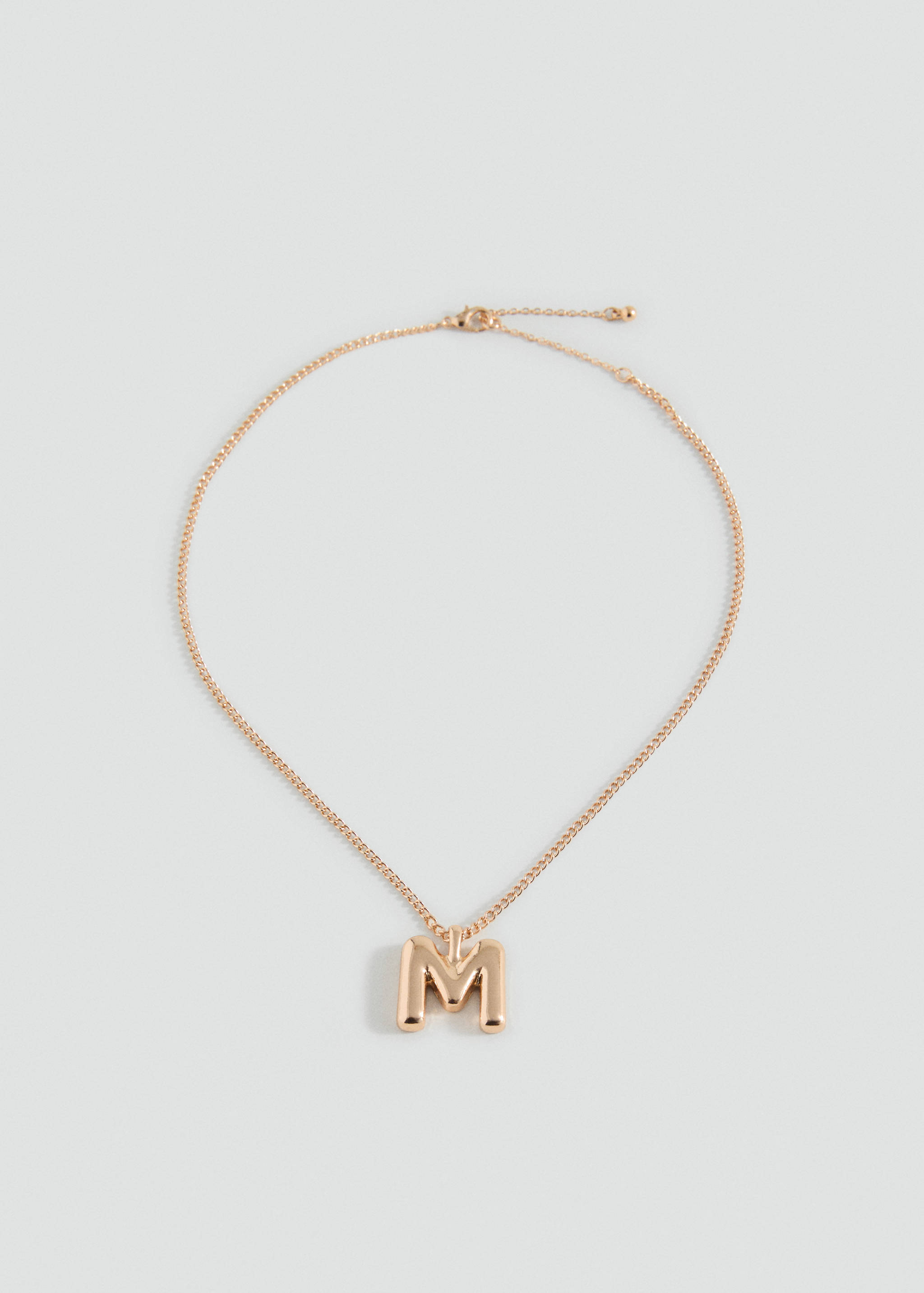 Letter Pendant Necklace - Article without model
