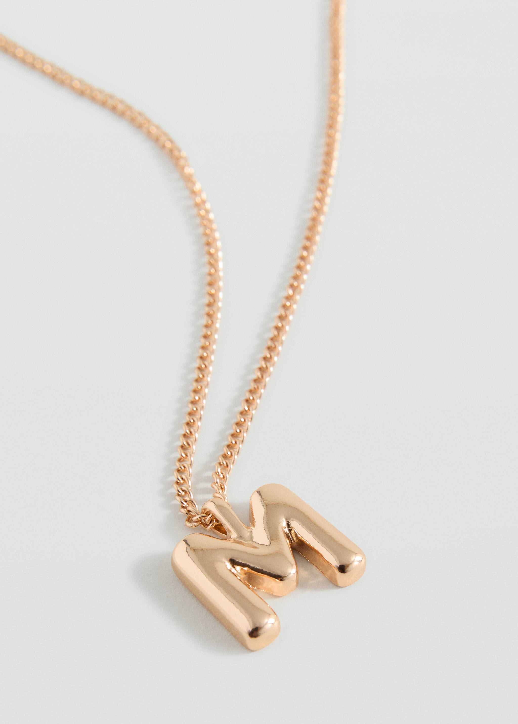 Letter Pendant Necklace - Medium plane