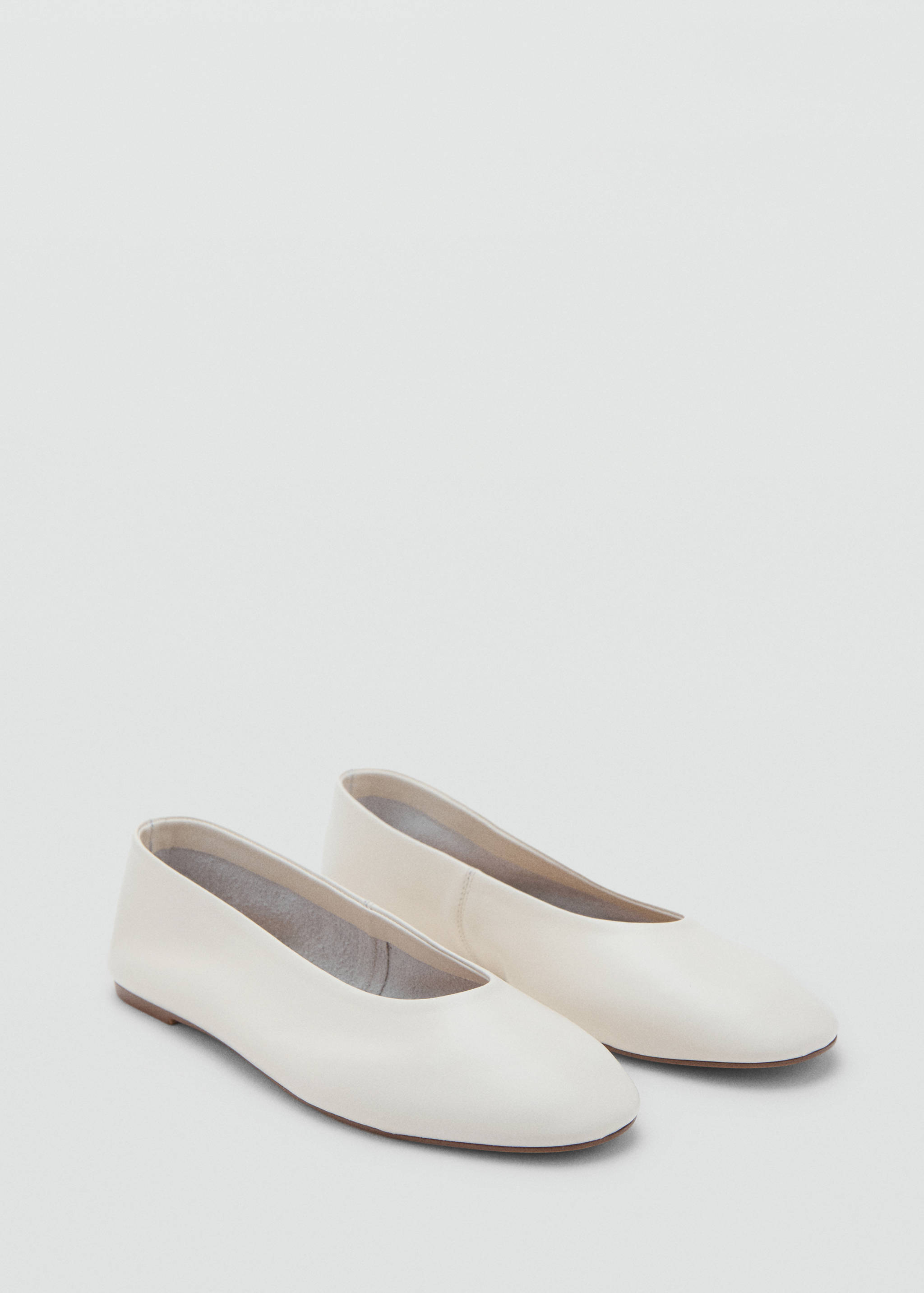 Leder-Ballerina - Mittlere Ansicht