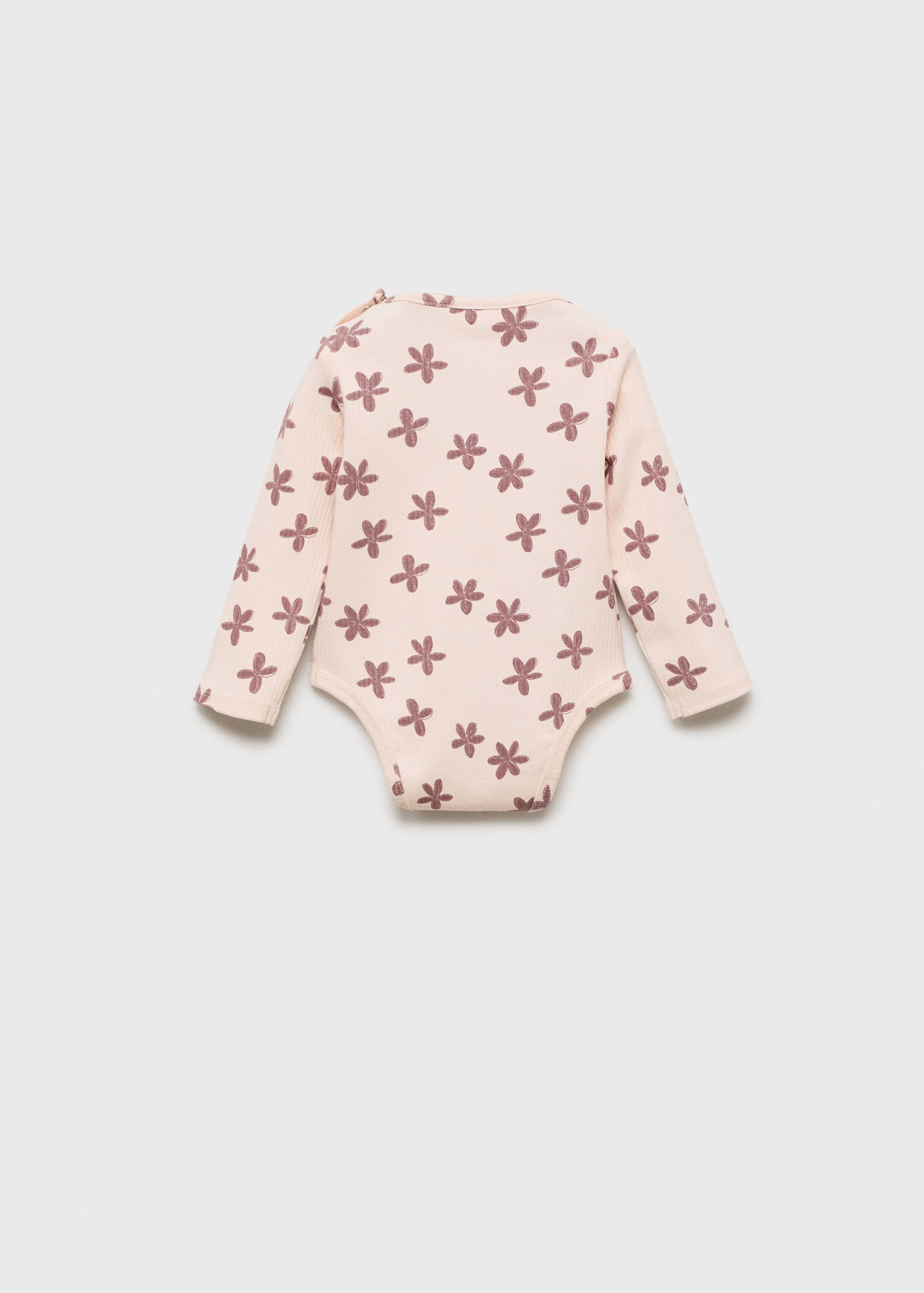 Ribbed floral body - Reverse of the article