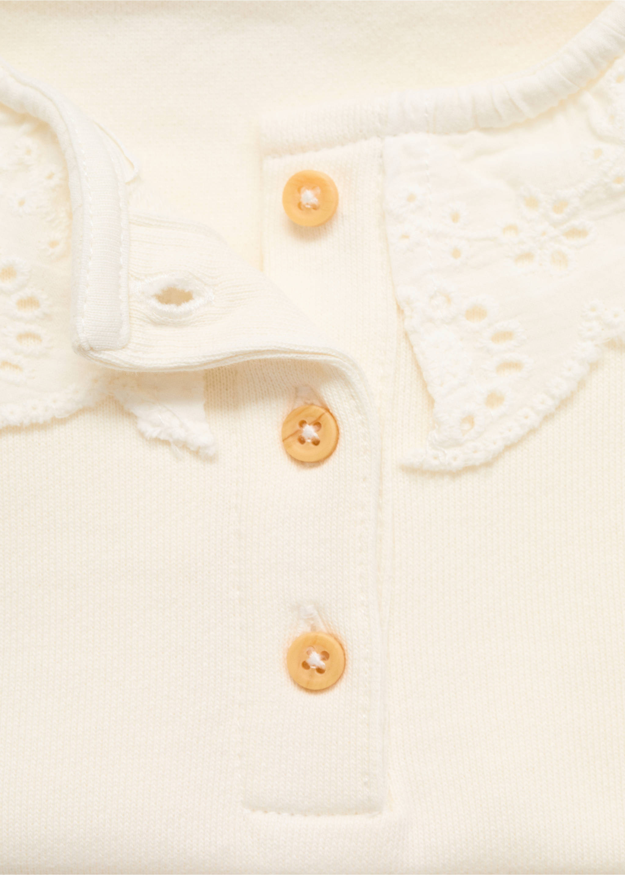 Mikina s límcem stylu babydoll - Detail zboží 8, Šedobílá. Ref: 17054076-00.