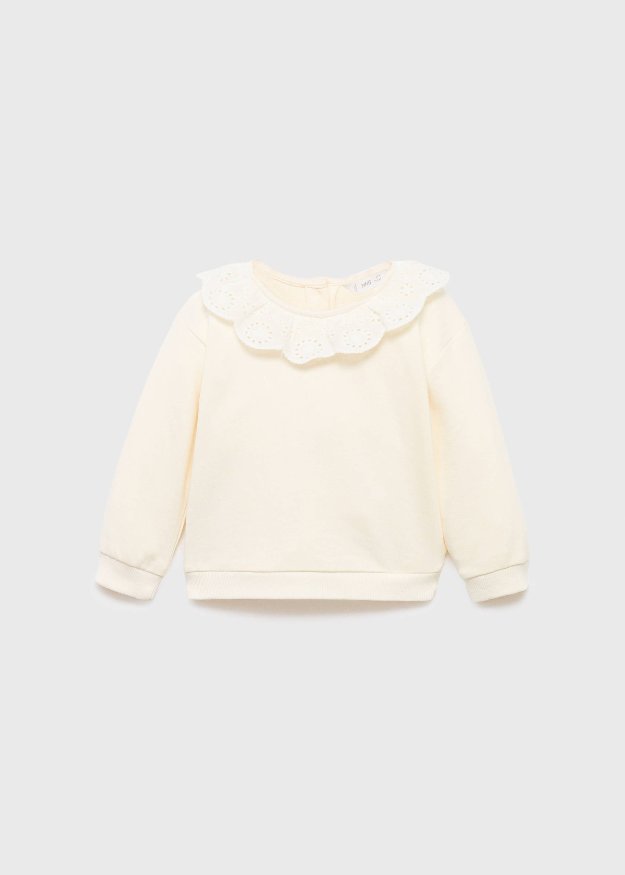 Mikina s límcem stylu babydoll - Zboží bez modelu