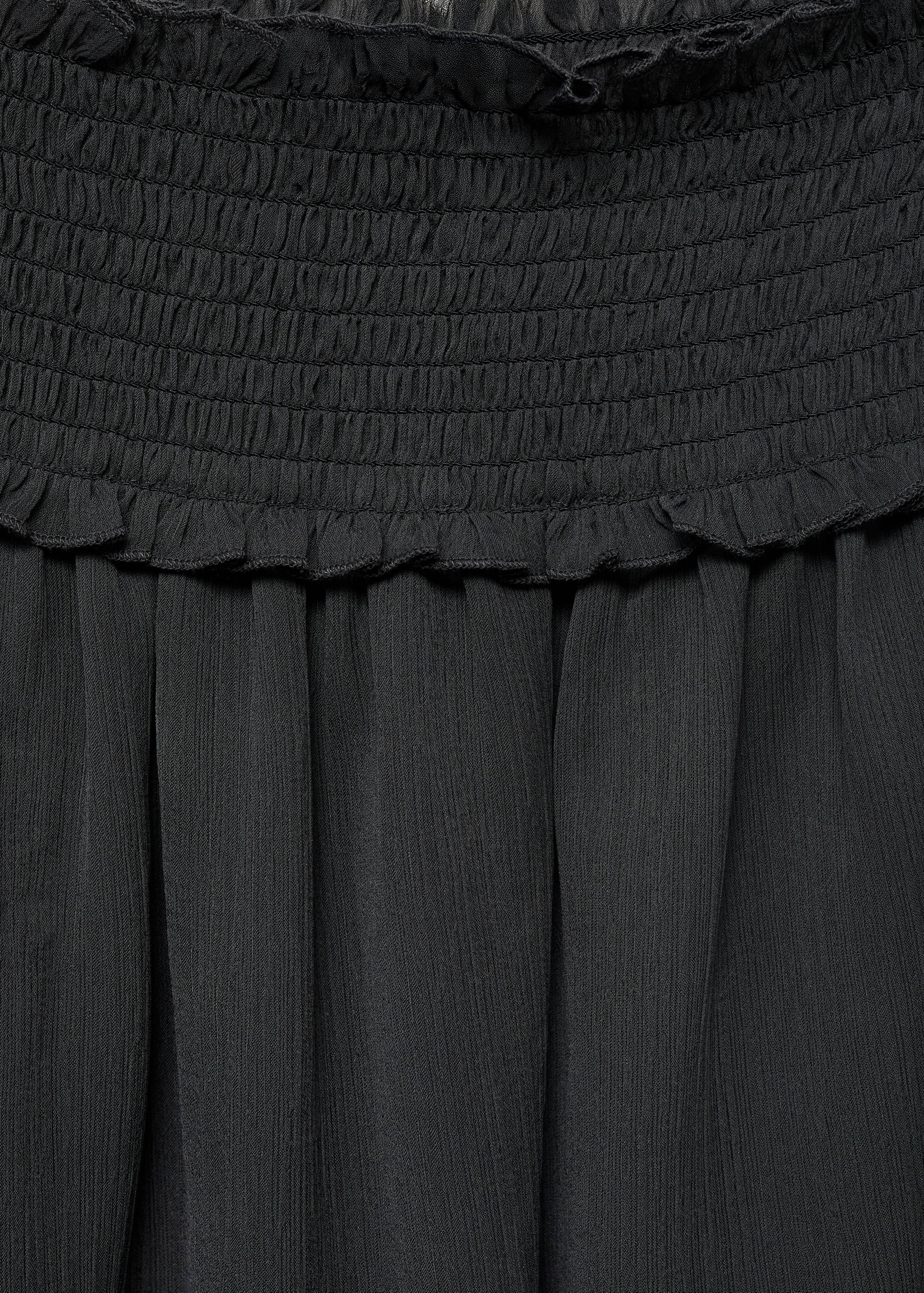 Strapless blouse with ruffled panel - Details of the article 8