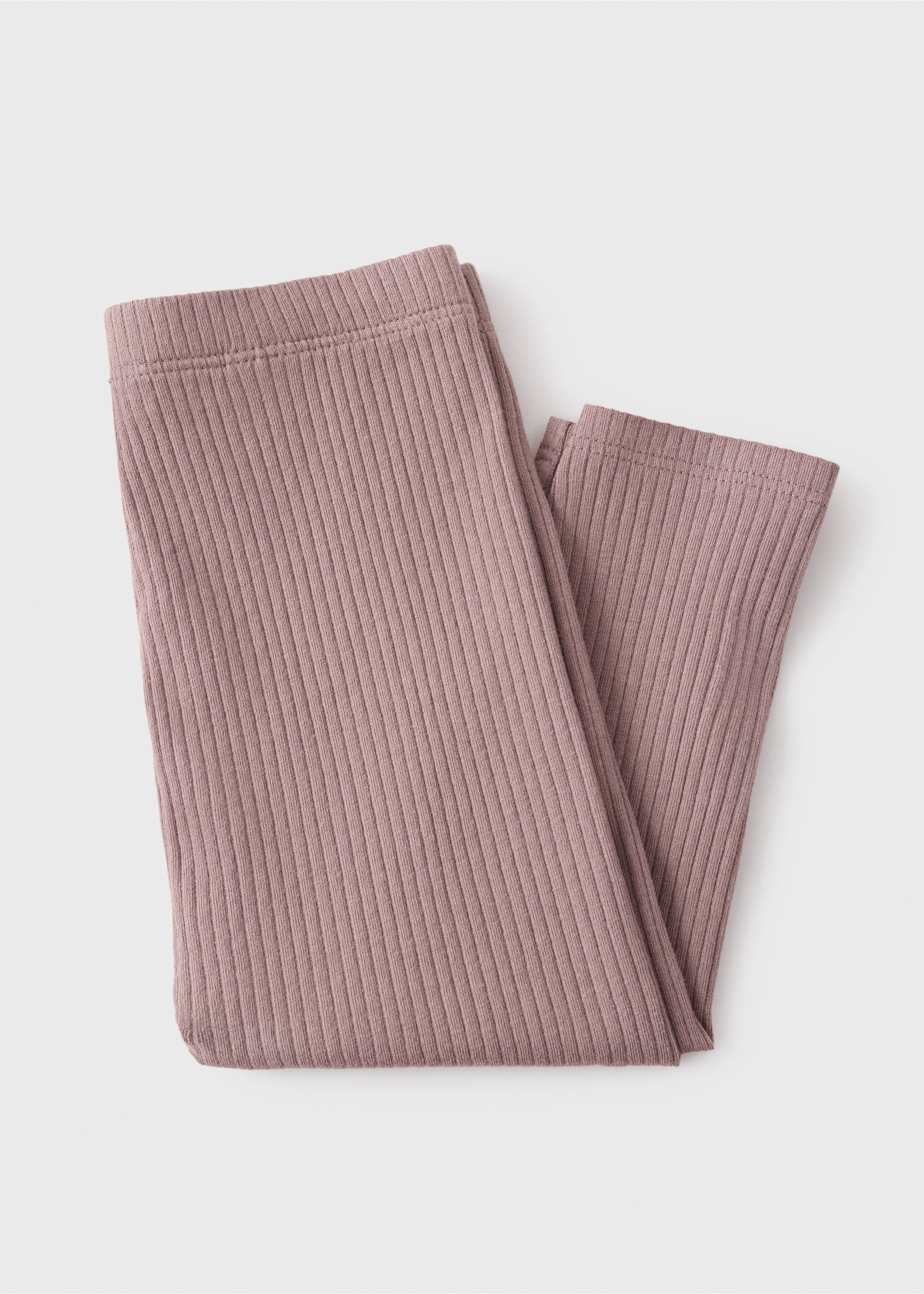 Leggings mit Rippmuster - Detail des Artikels 0, Bordeaux. Ref: 17054080-00.