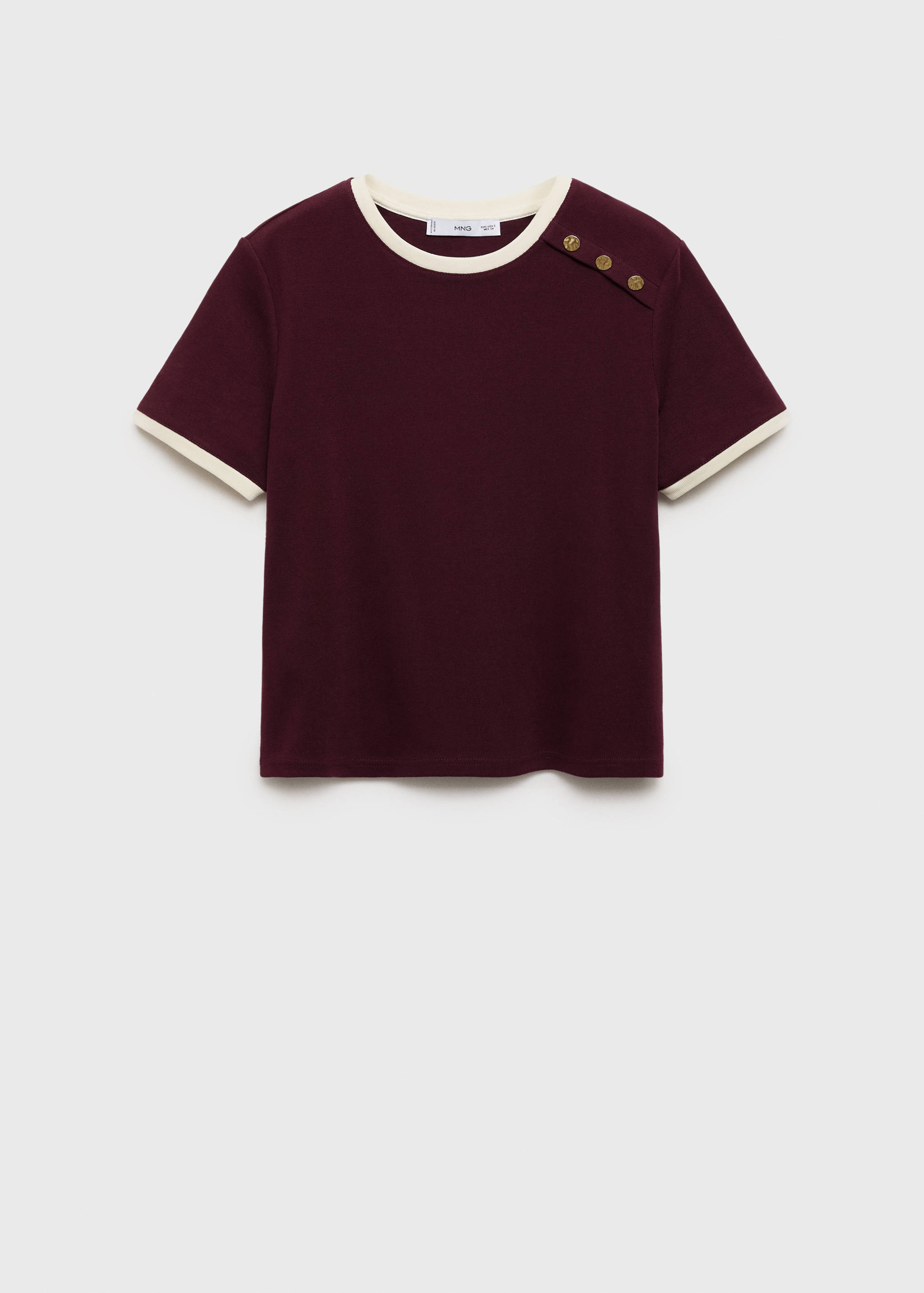 Camiseta algodón botones - Artículo sin modelo