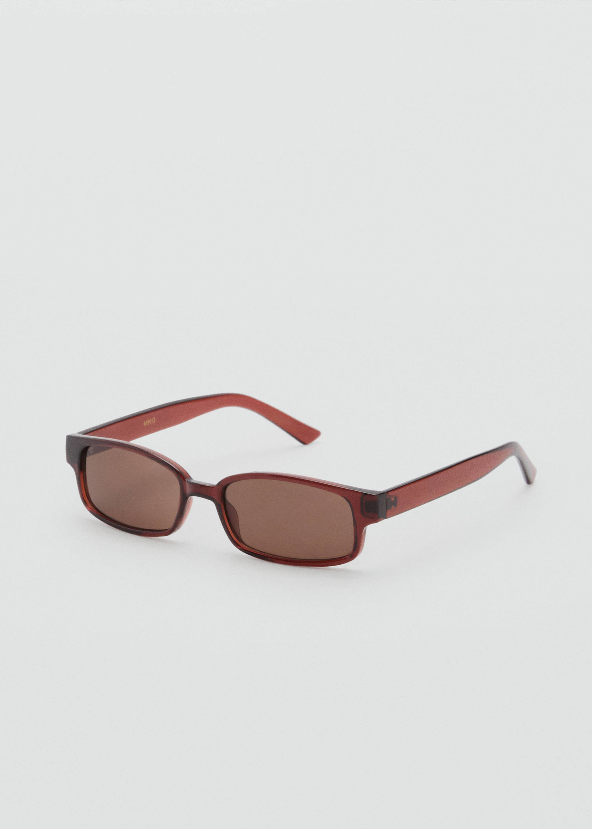 Rectangular-frame sunglasses - Medium plane, Brown. Ref: 17054087-00.