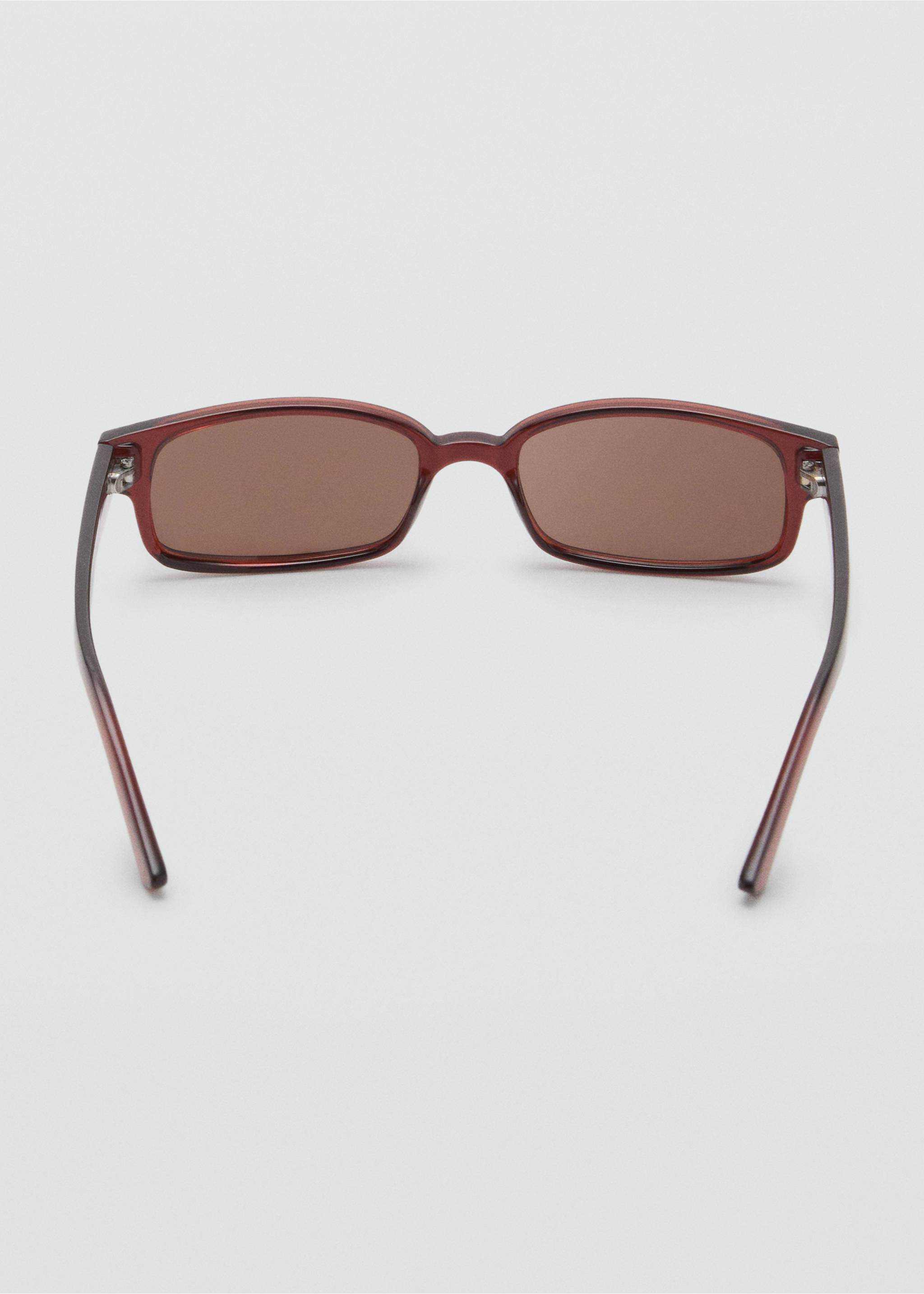Rectangular-frame sunglasses - Details of the article 1, Brown. Ref: 17054087-00.