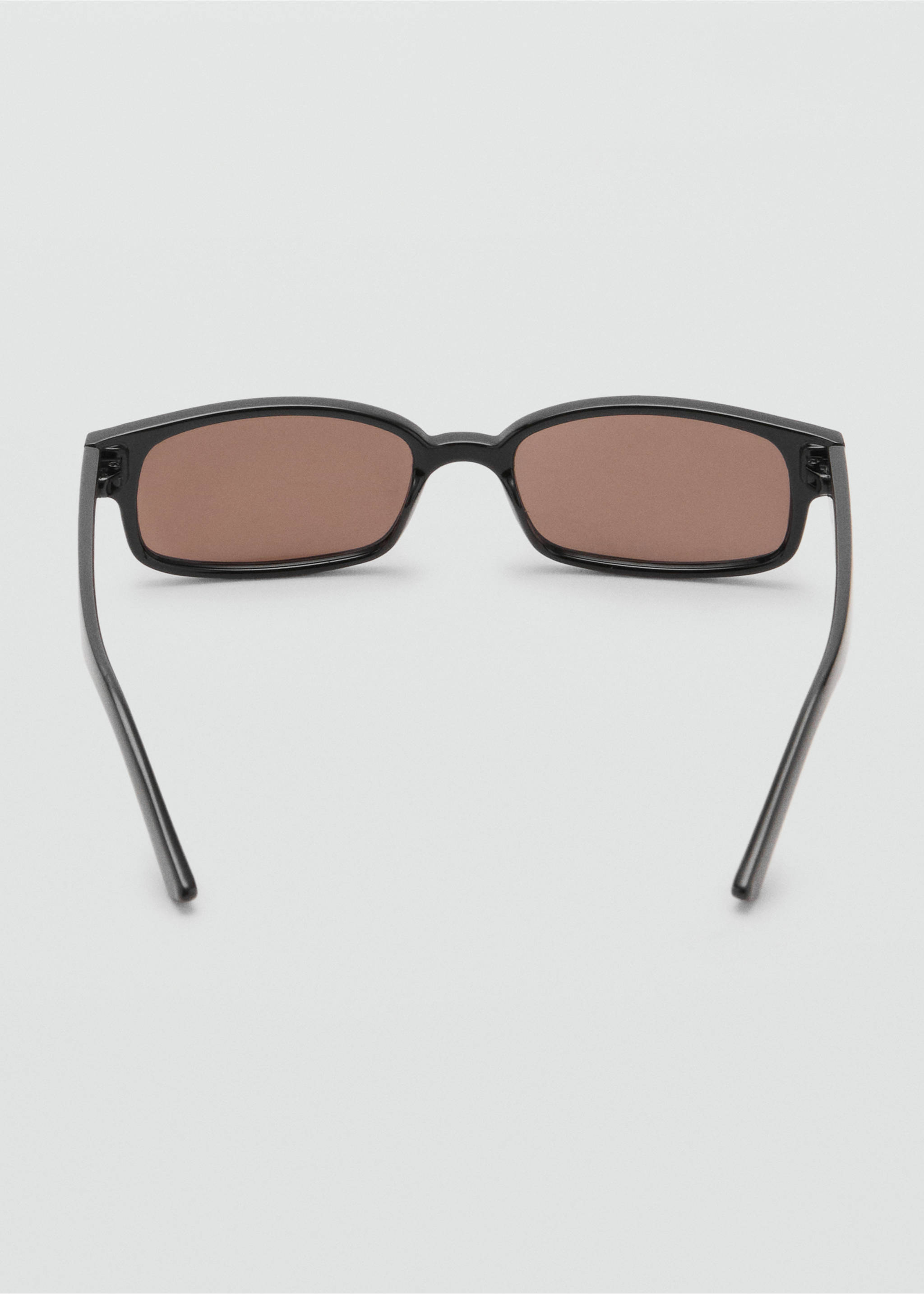 Rectangular-frame sunglasses - Details of the article 1, Black. Ref: 17054087-00.