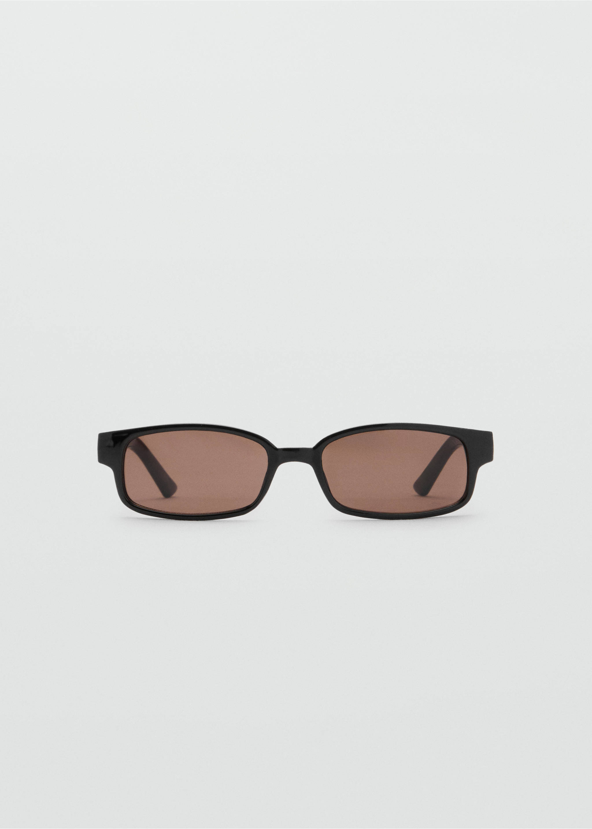 Rectangular-frame sunglasses - Article without model, Black. Ref: 17054087-00.